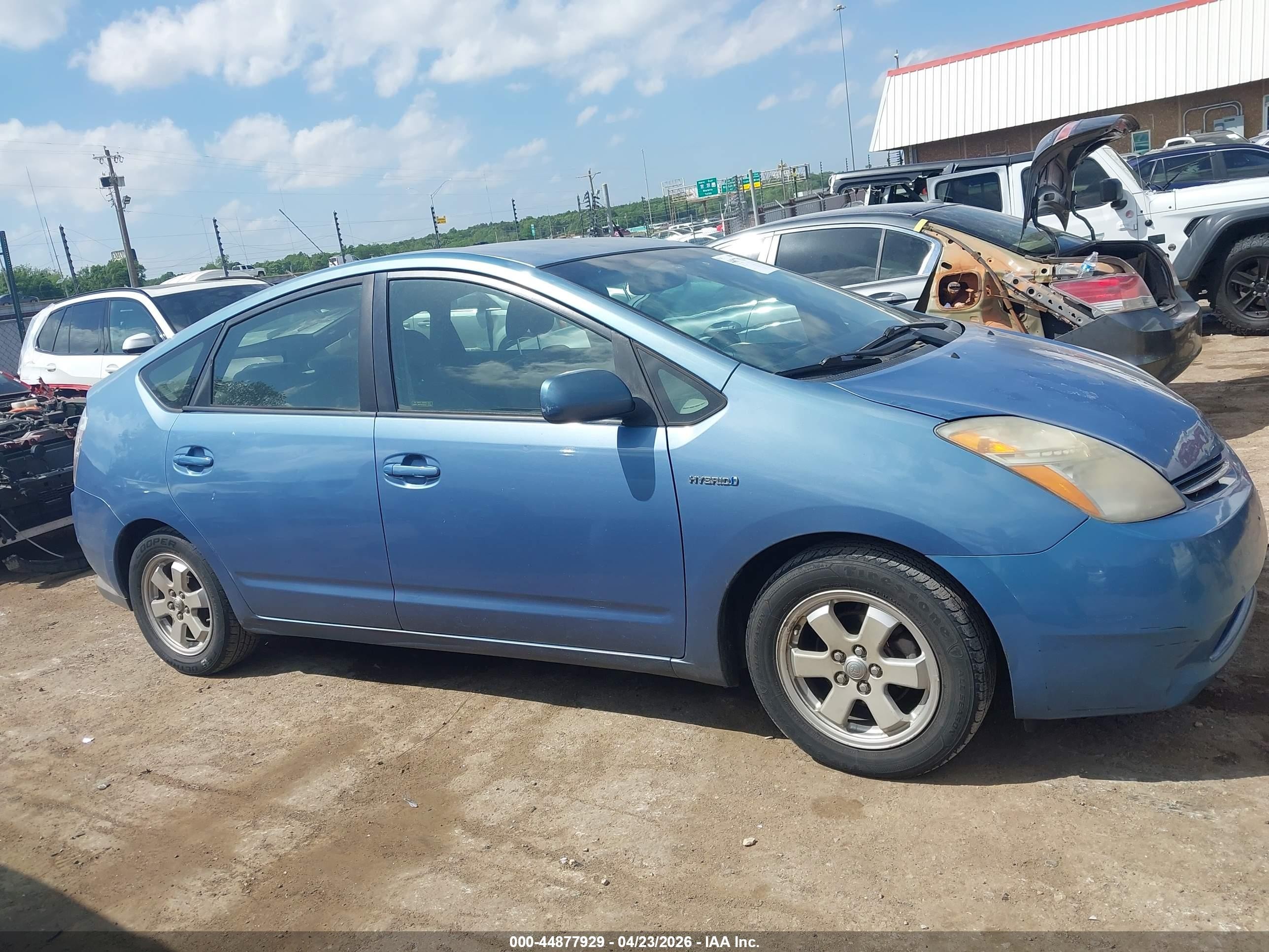 2008 Toyota Prius   Light Blue vin: JTDKB20U387774182