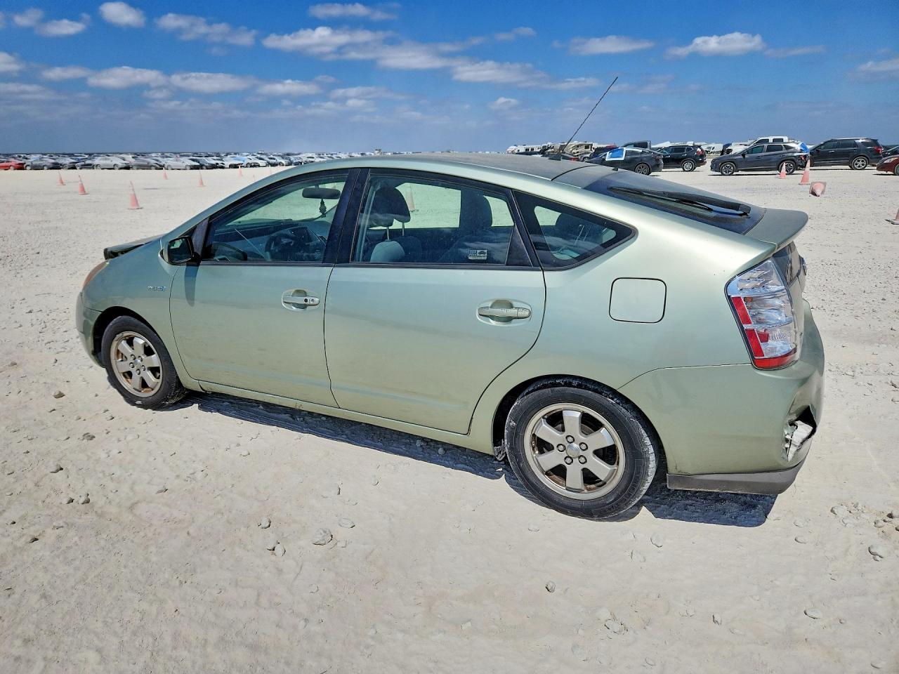 2008 Toyota Prius Base Green vin: JTDKB20U387775686