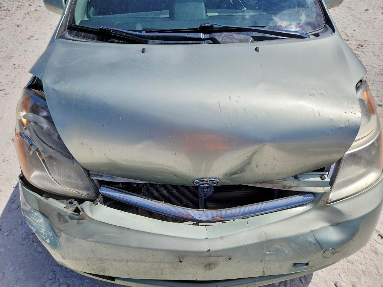 2008 Toyota Prius Base Green vin: JTDKB20U387775686