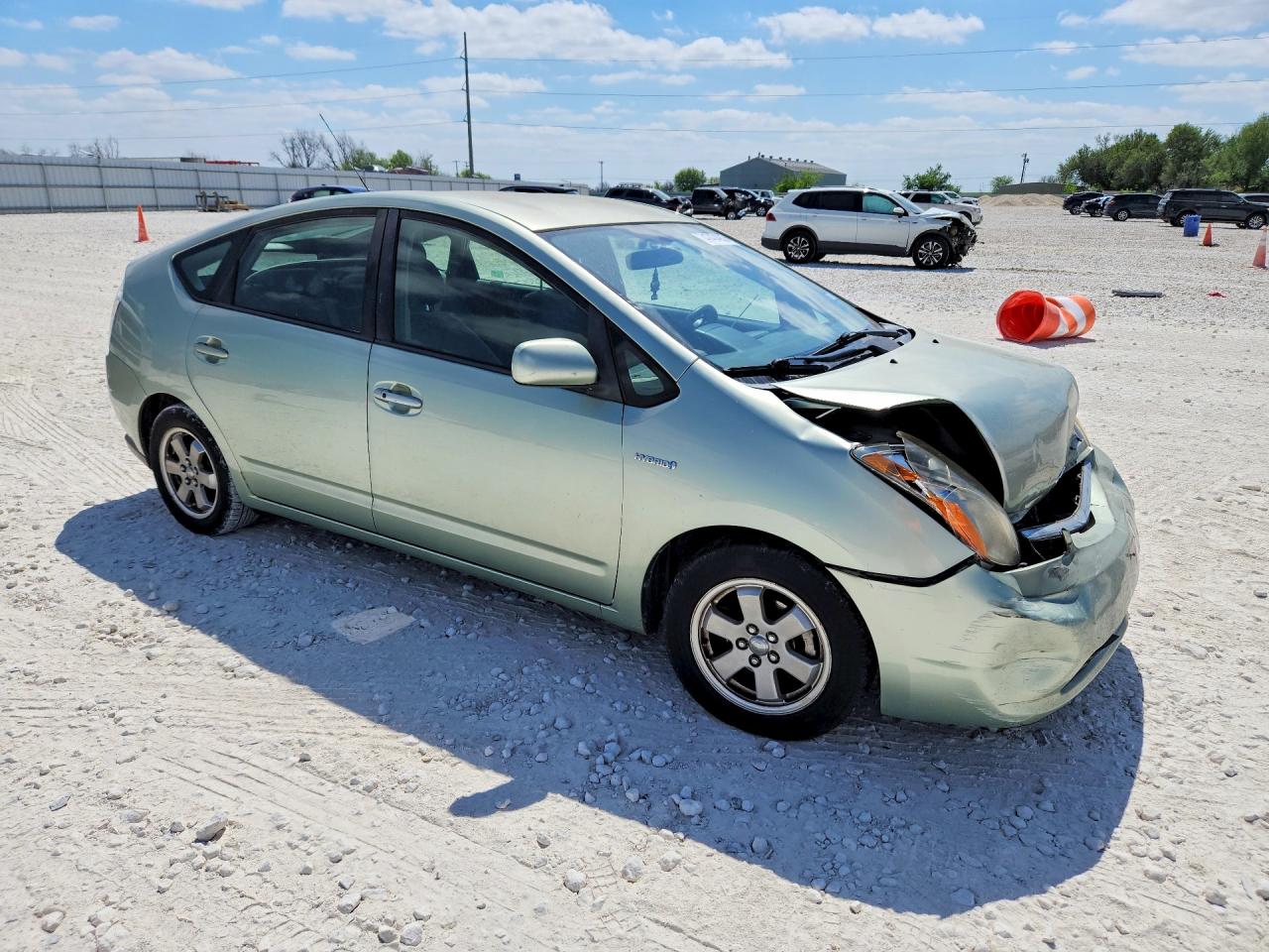 2008 Toyota Prius Base Green vin: JTDKB20U387775686