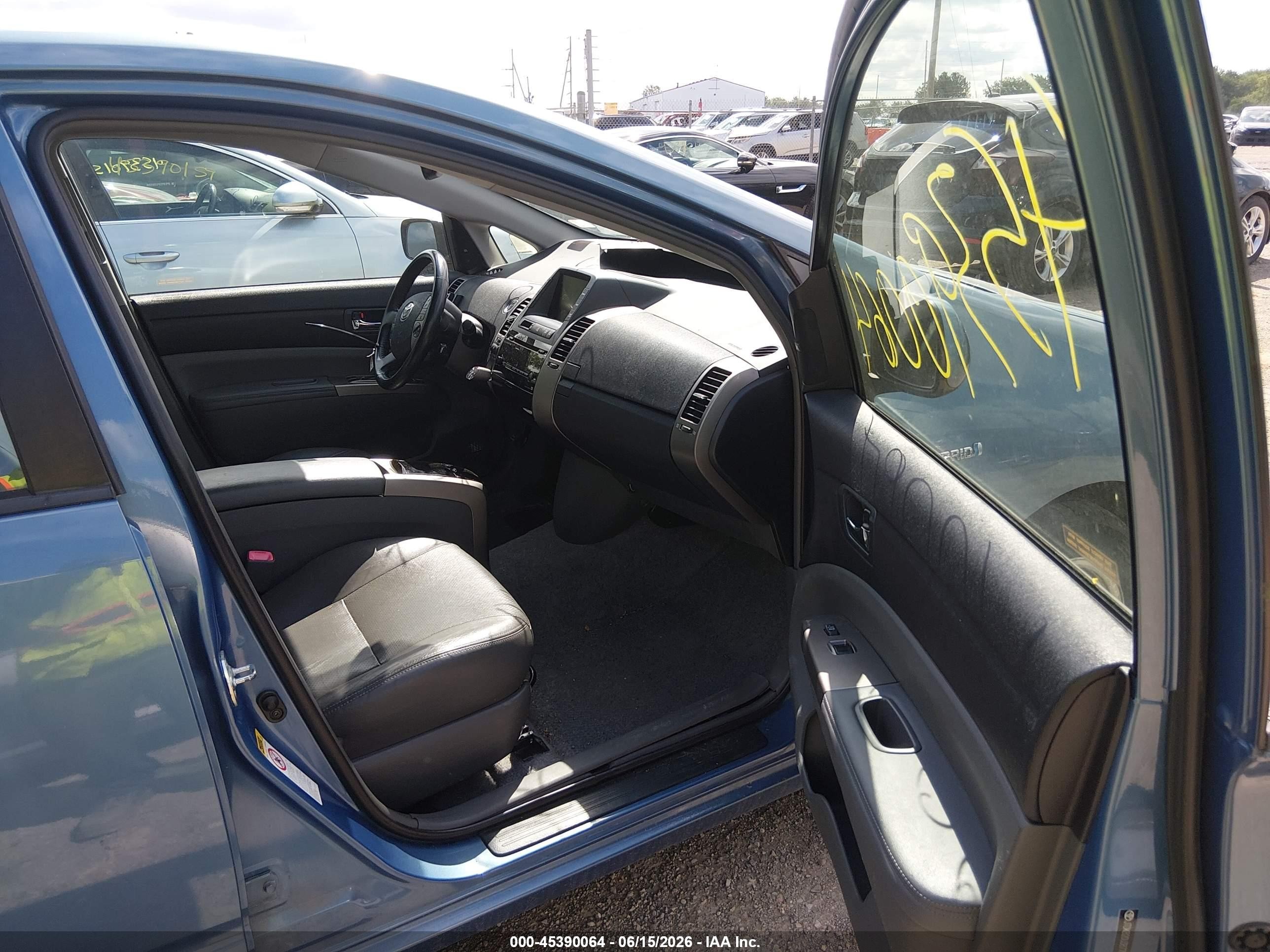2008 Toyota Prius   Light Blue vin: JTDKB20U387787126