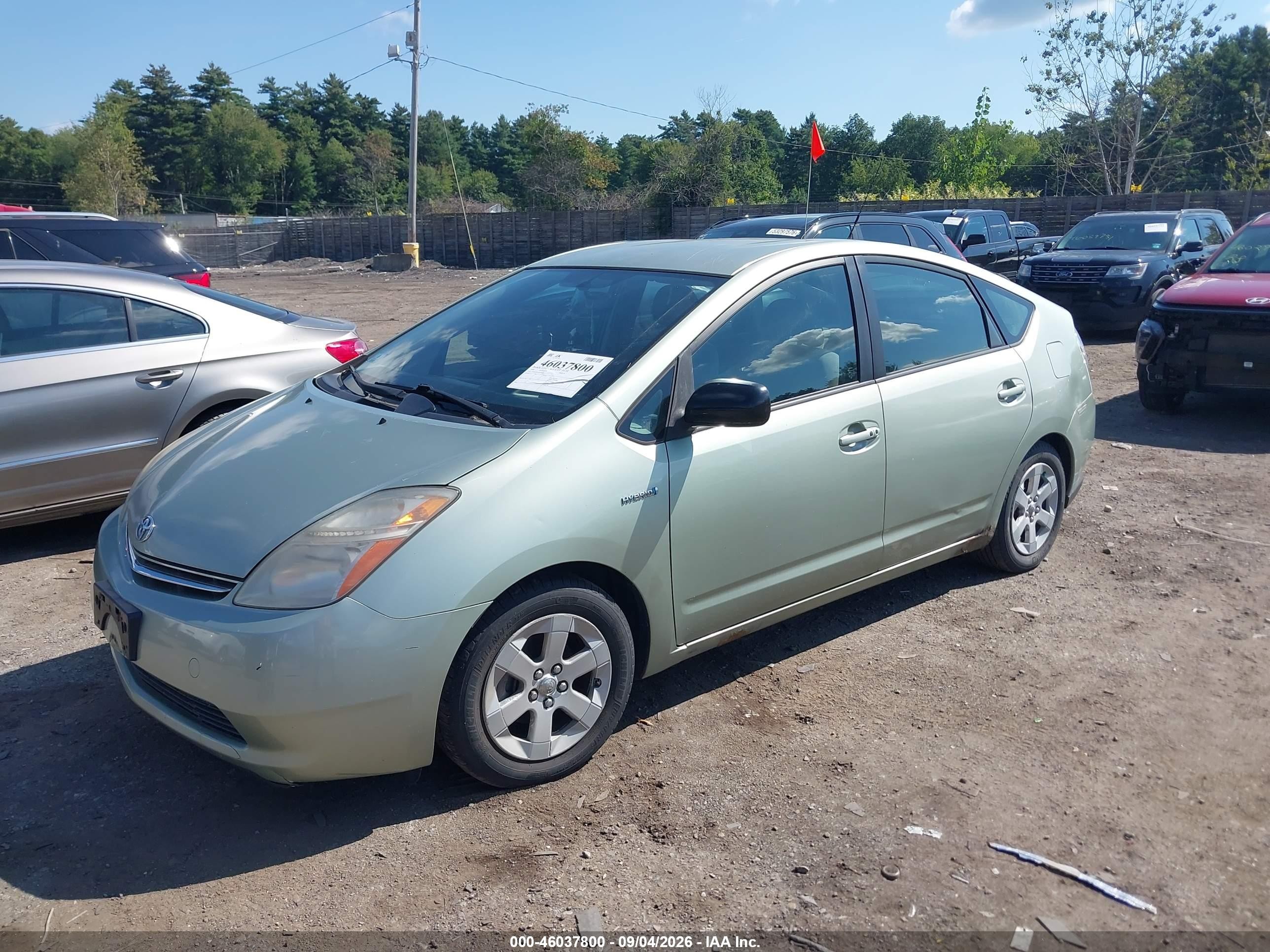 2008 Toyota Prius   Бирюзовый vin: JTDKB20U387790091