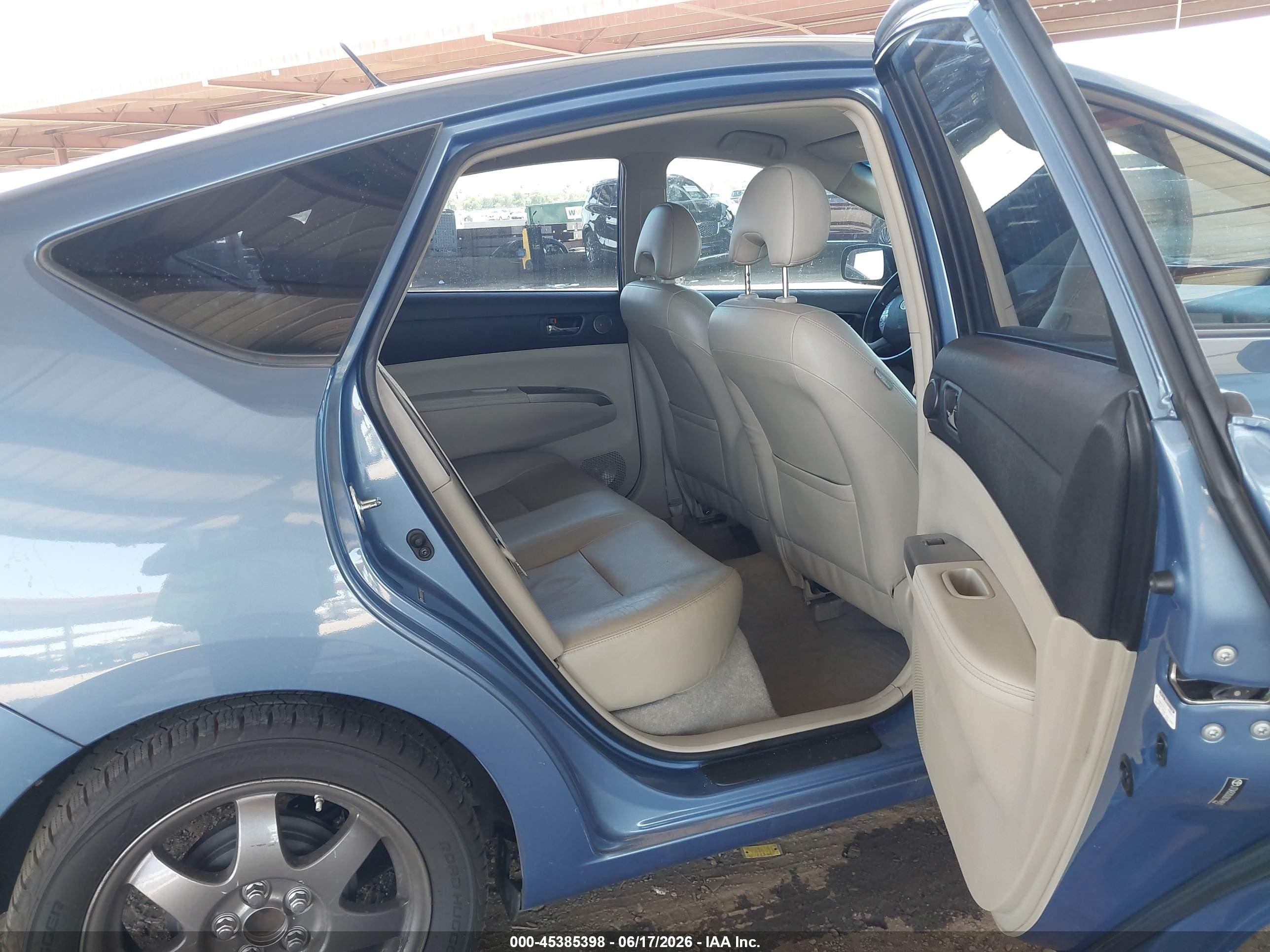 2008 Toyota Prius Touring Серый vin: JTDKB20U387794870