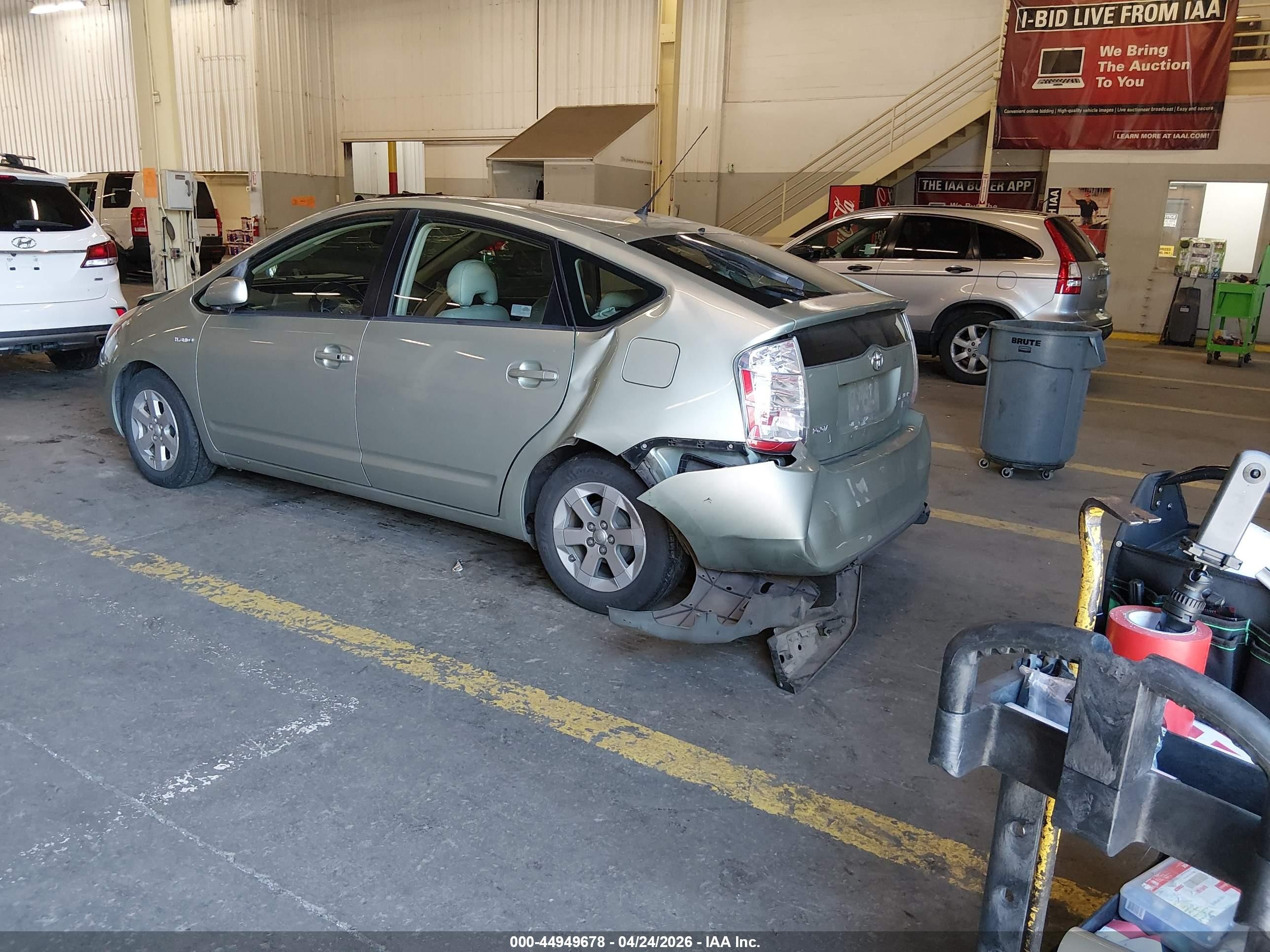 2008 Toyota Prius   Green vin: JTDKB20U387810386