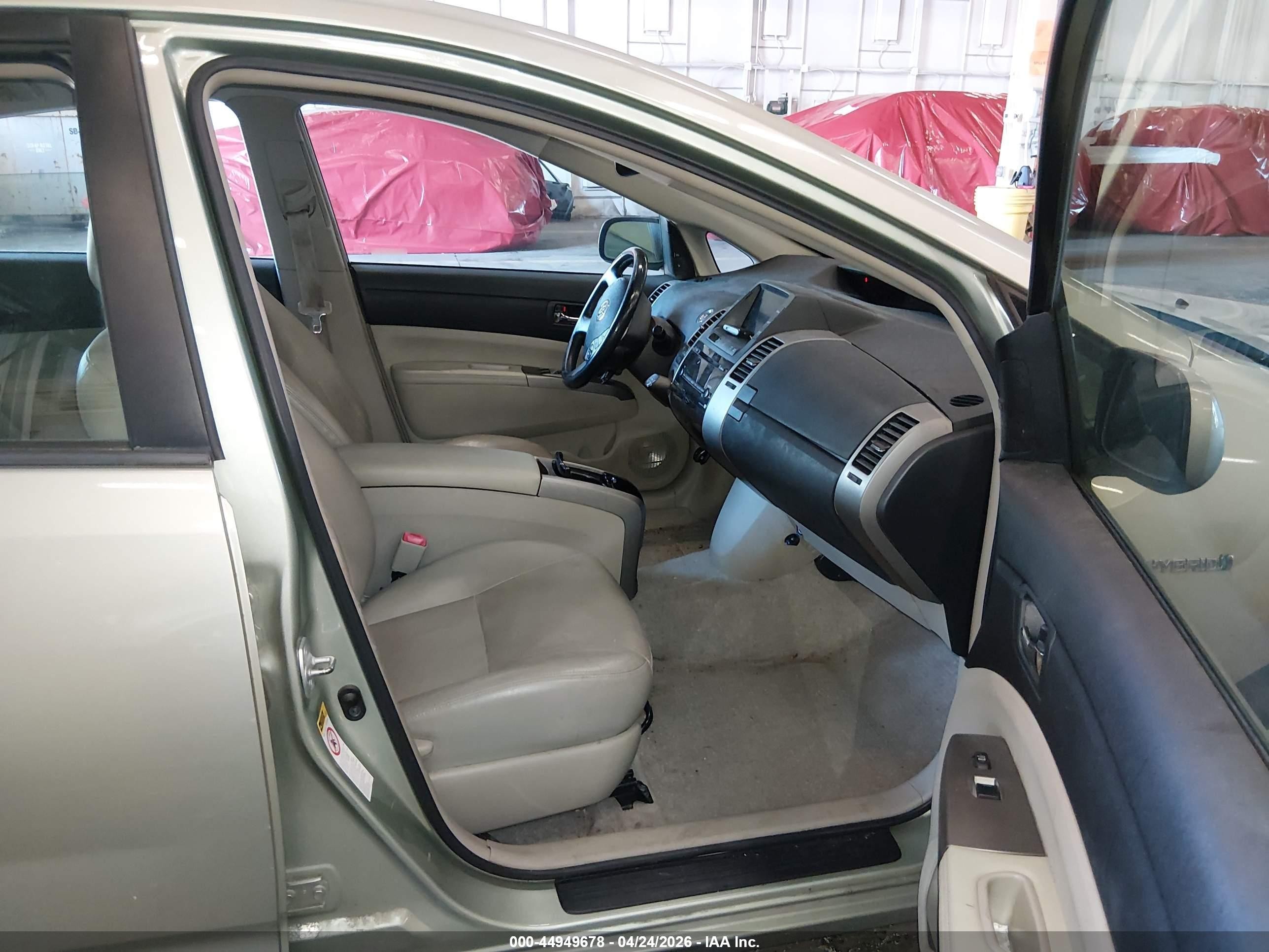 2008 Toyota Prius   Green vin: JTDKB20U387810386