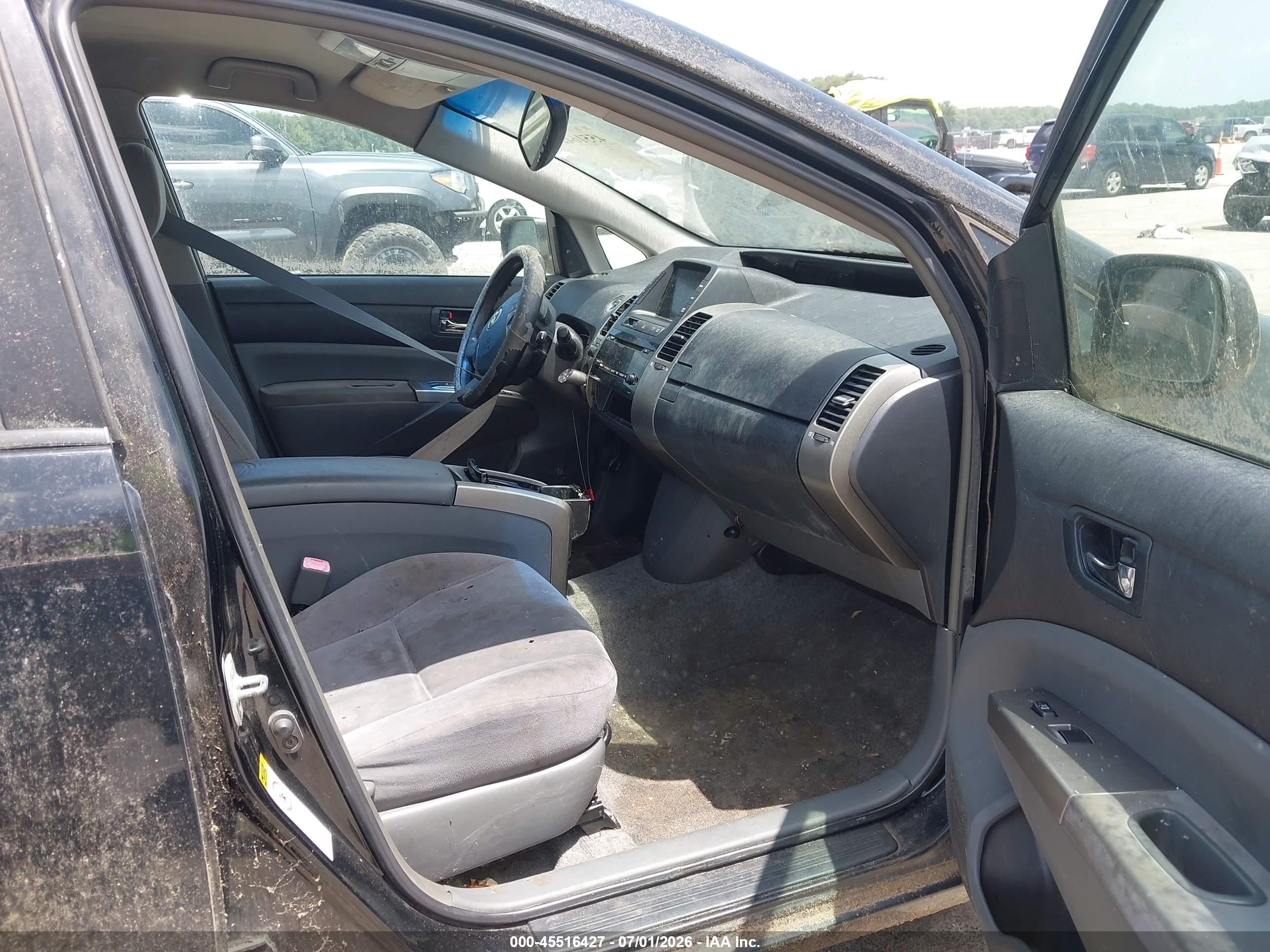 2008 Toyota Prius   Black vin: JTDKB20U387810811