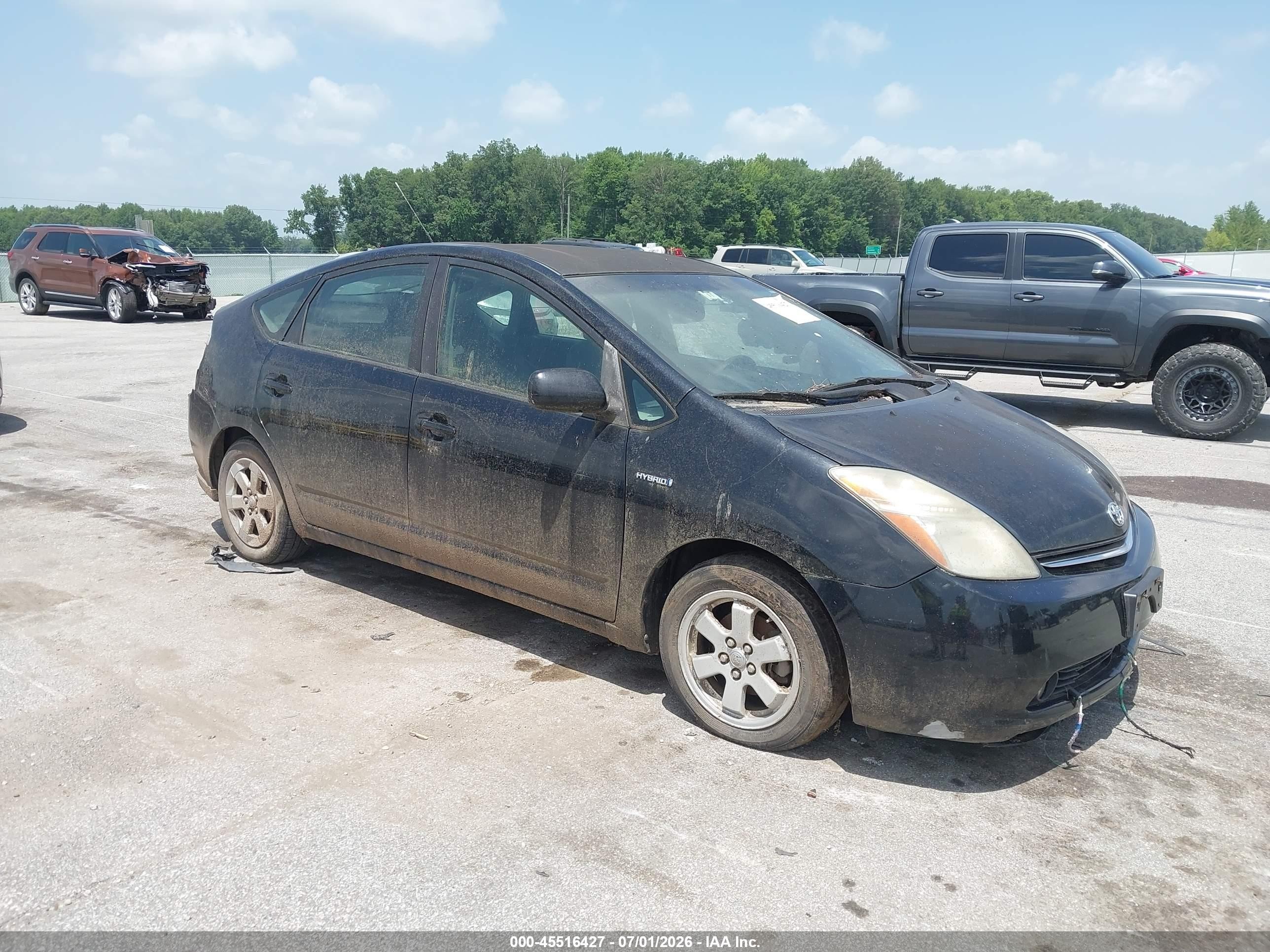 2008 Toyota Prius   Black vin: JTDKB20U387810811