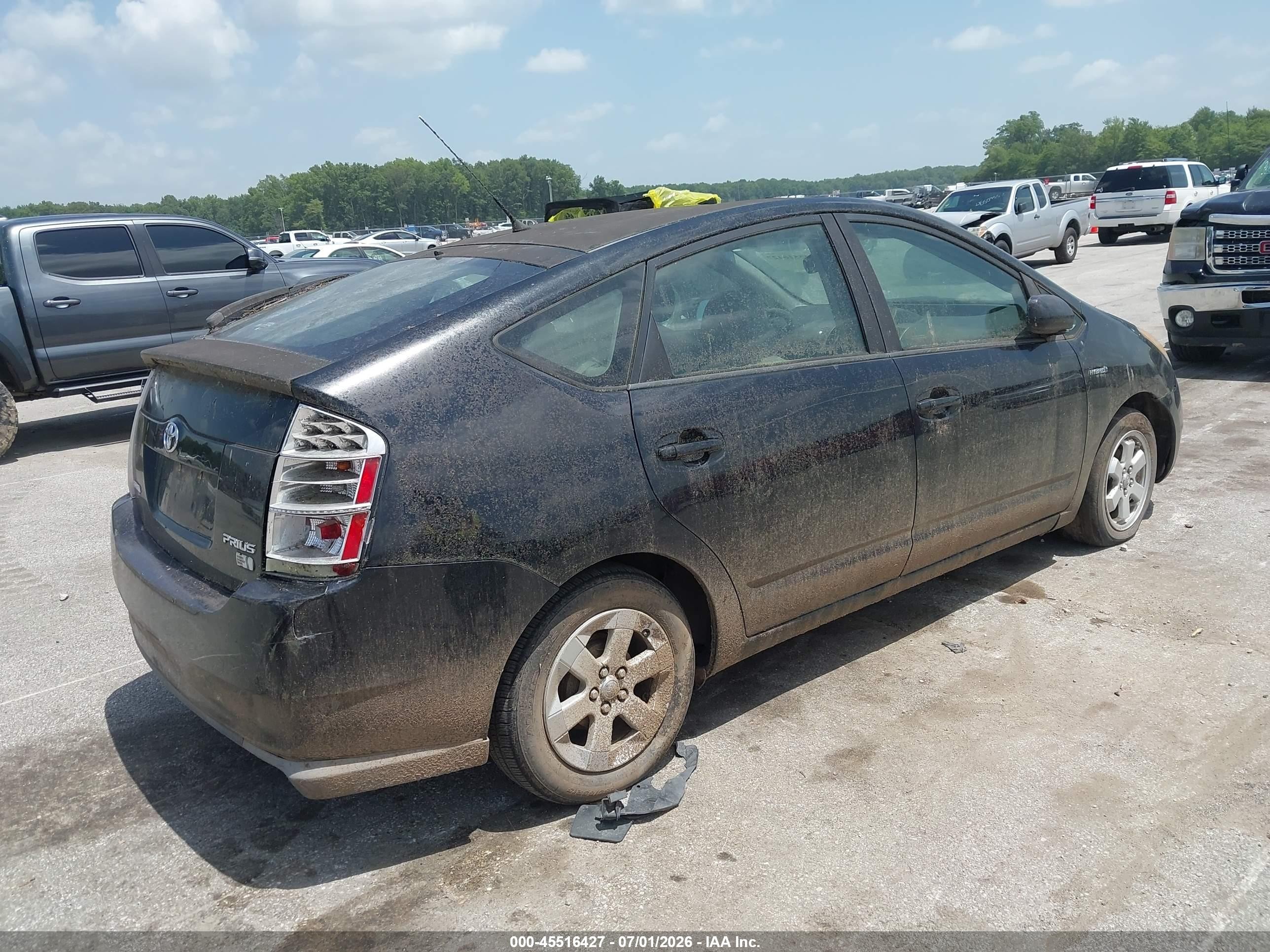 2008 Toyota Prius   Black vin: JTDKB20U387810811