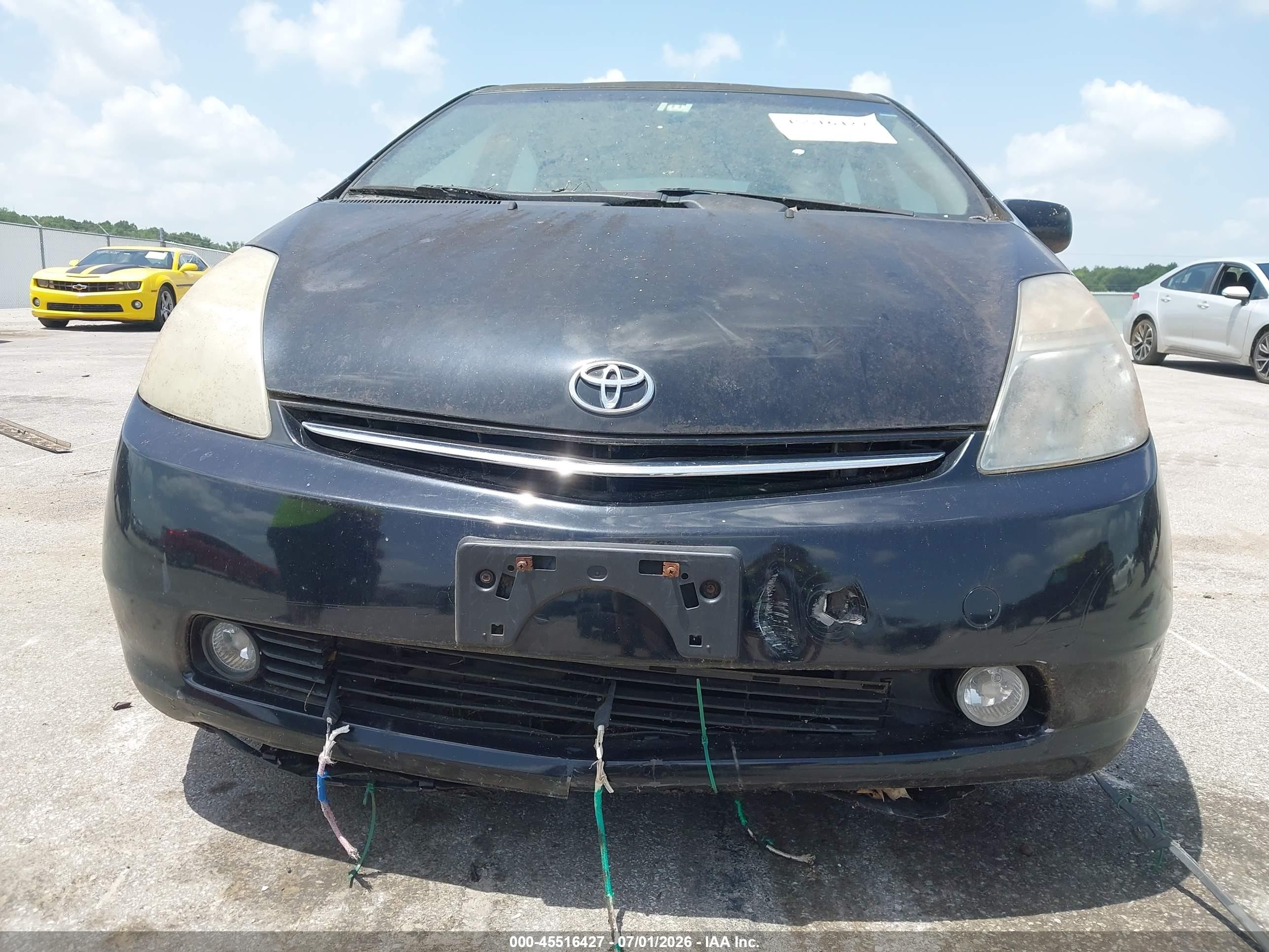 2008 Toyota Prius   Black vin: JTDKB20U387810811