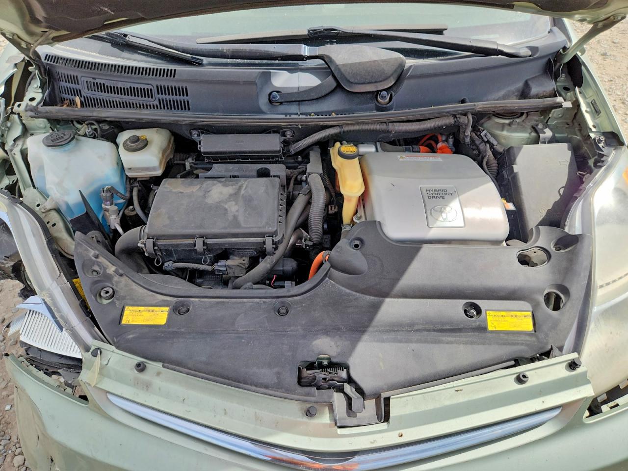2008 Toyota Prius Base Green vin: JTDKB20U387817242