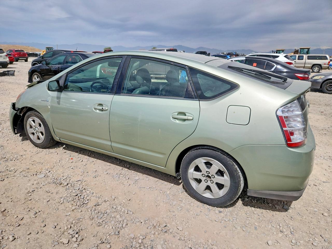 2008 Toyota Prius Base Green vin: JTDKB20U387817242