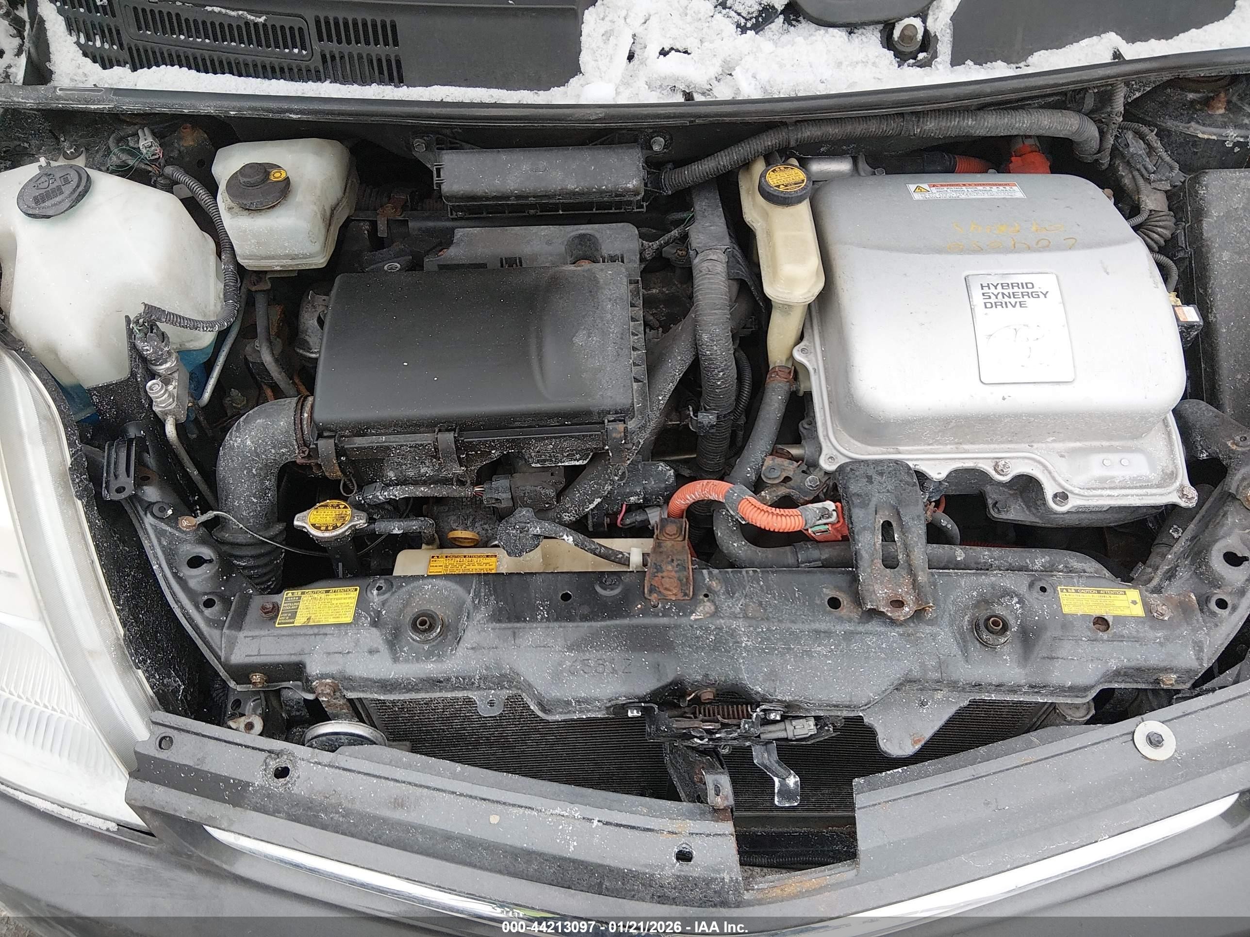 2009 Toyota Prius   Gray vin: JTDKB20U393479107