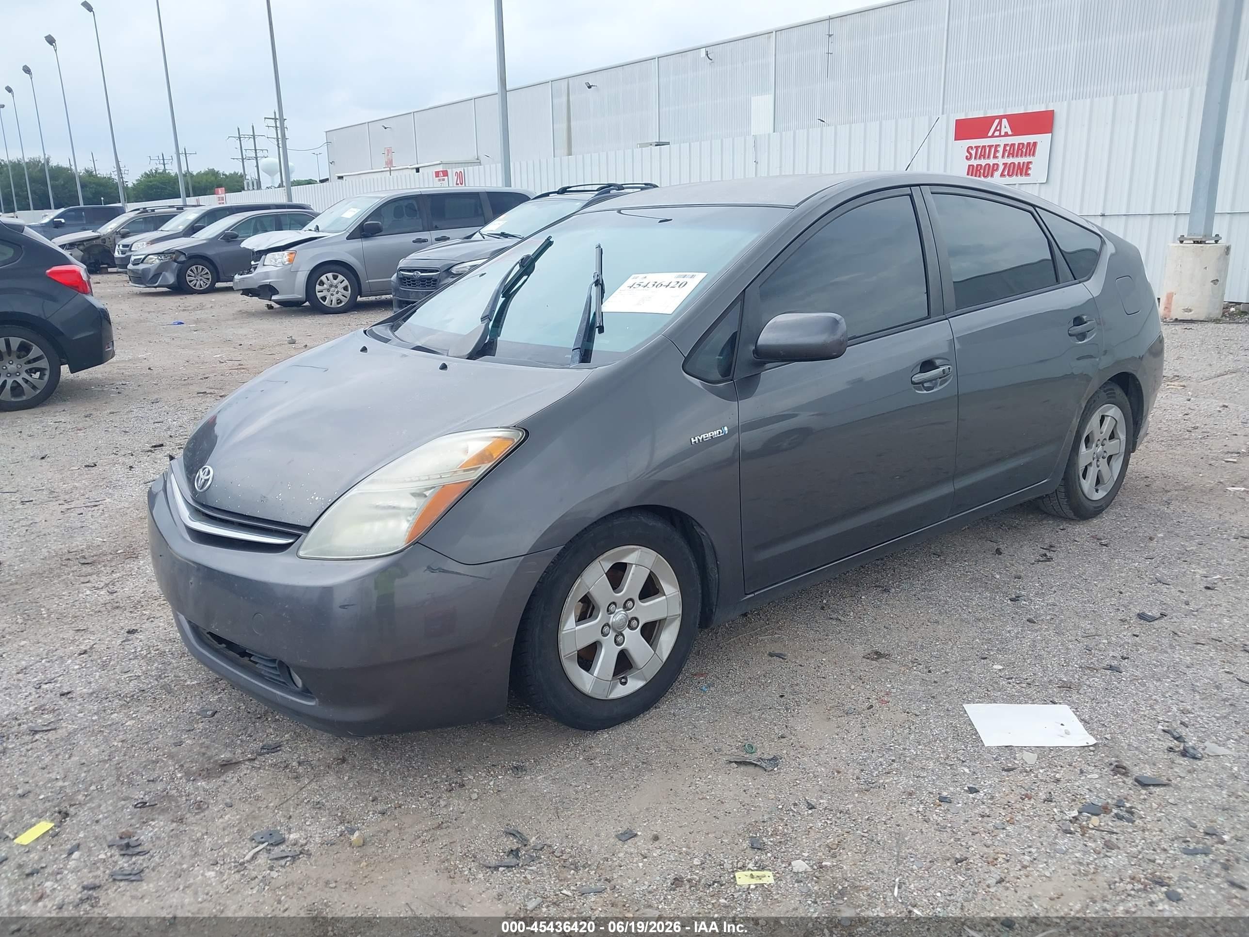 2009 Toyota Prius   Gray vin: JTDKB20U393480628