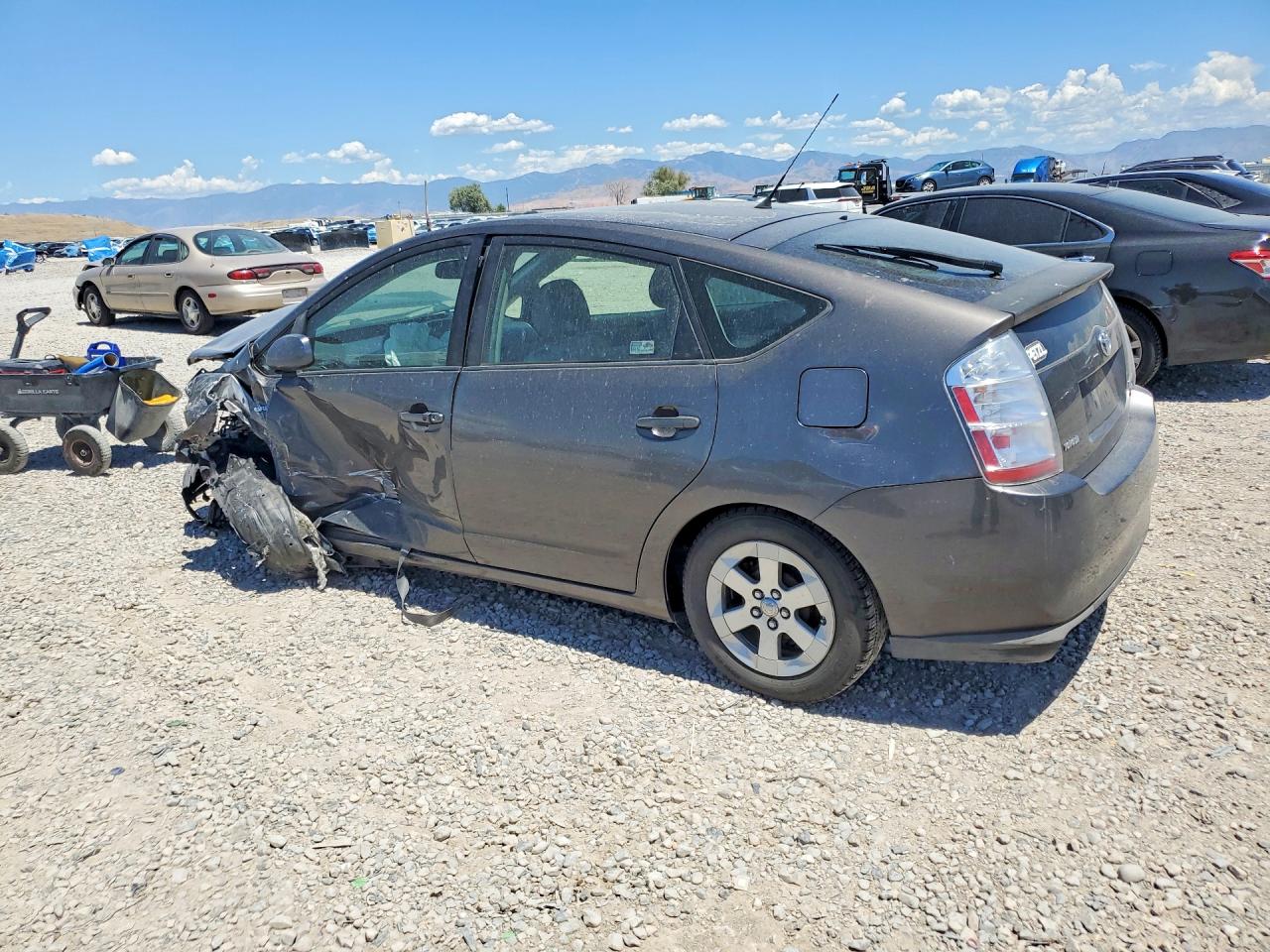 2009 Toyota Prius Base Silver vin: JTDKB20U393482198