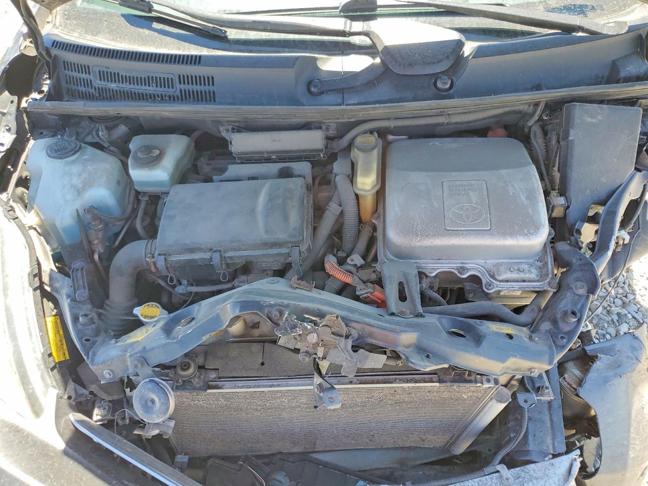 2009 Toyota Prius Base Silver vin: JTDKB20U393482198