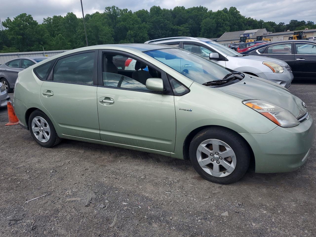 2009 Toyota Prius Зеленый vin: JTDKB20U393496926
