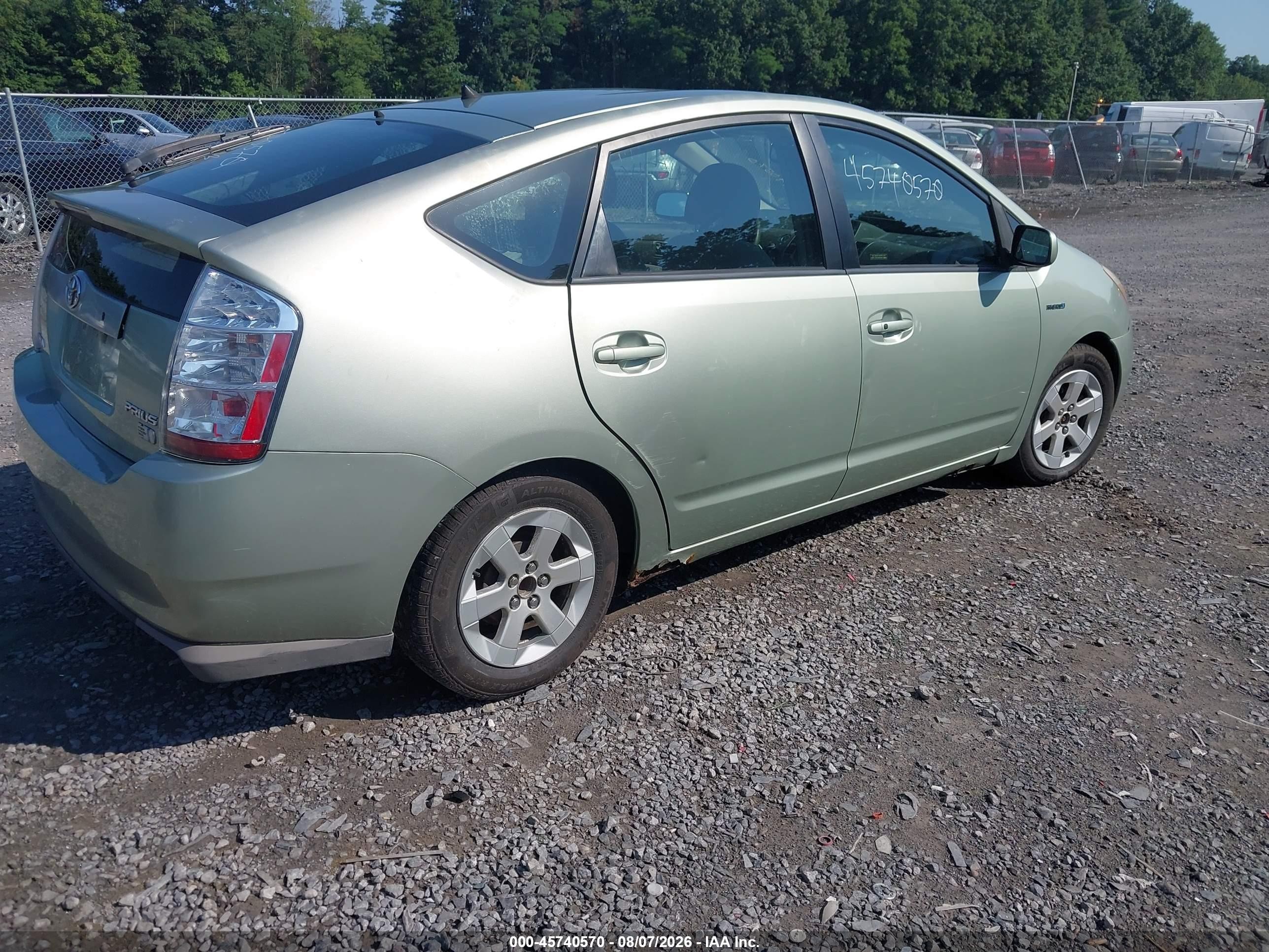 2009 Toyota Prius   Turquoise vin: JTDKB20U397820448