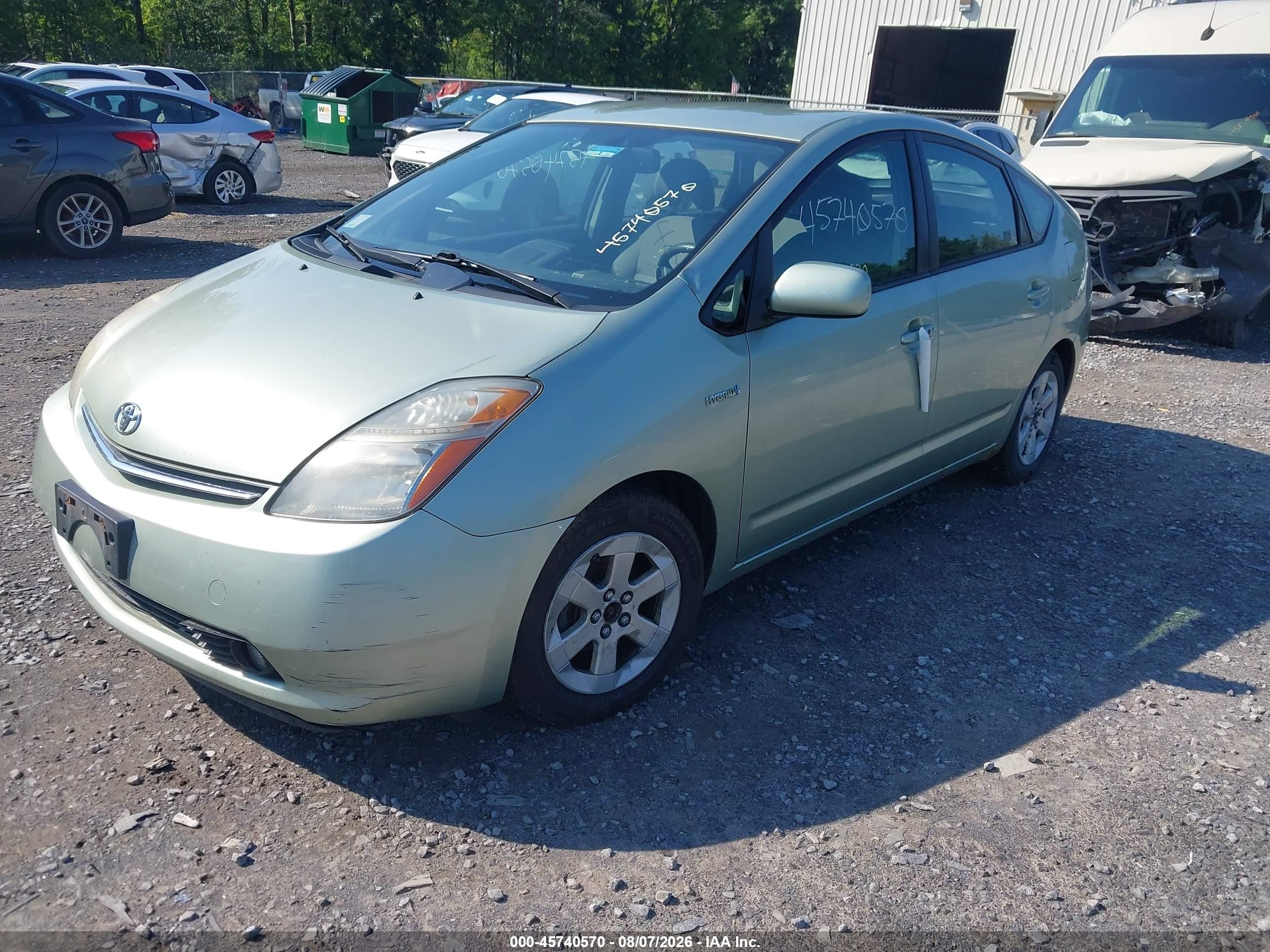 2009 Toyota Prius   Turquoise vin: JTDKB20U397820448