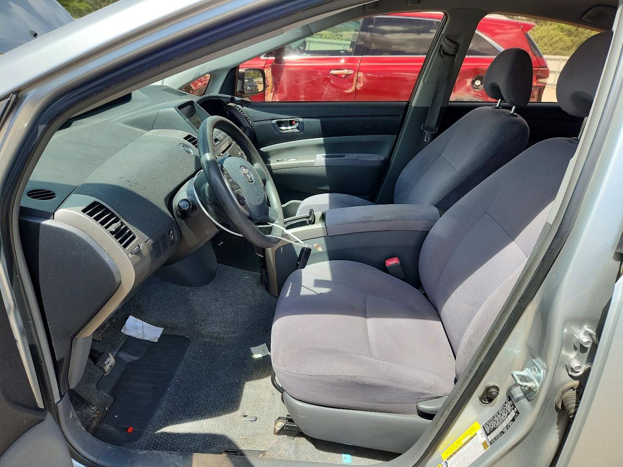2009 Toyota Prius Base Silver vin: JTDKB20U397823849
