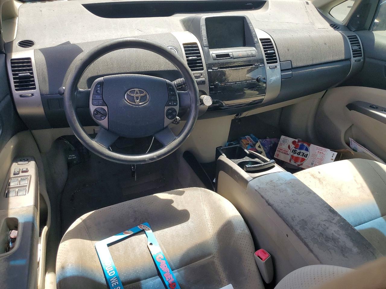 2009 Toyota Prius Base Синий vin: JTDKB20U397840036