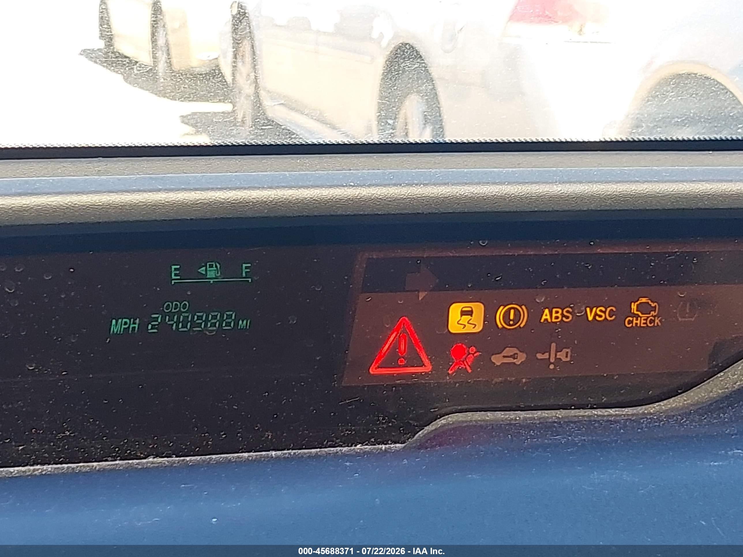 2009 Toyota Prius   Black vin: JTDKB20U397855667