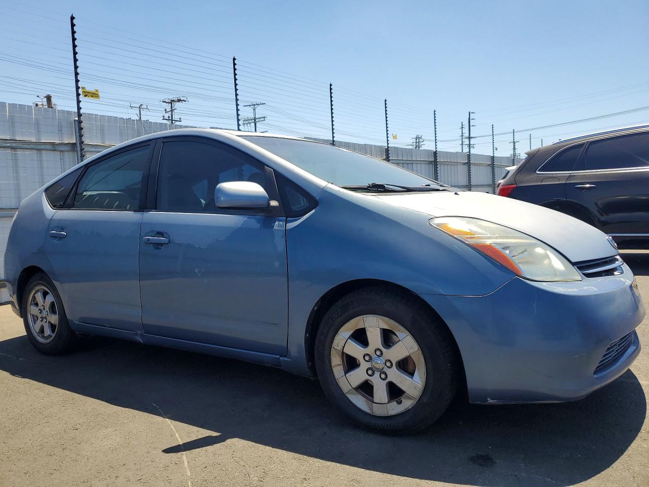2009 Toyota Prius Base Blue vin: JTDKB20U397856298