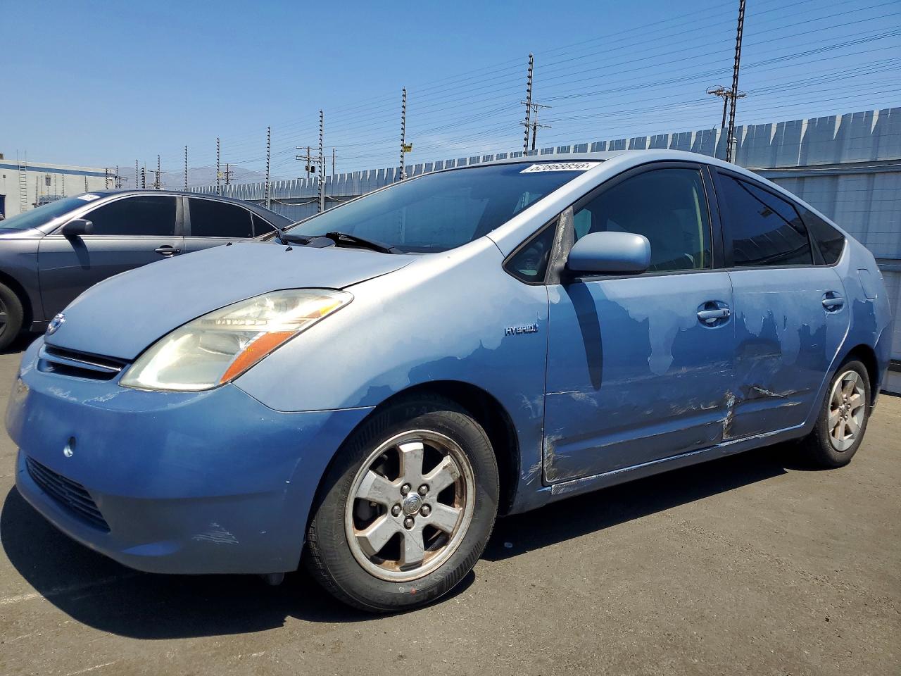 2009 Toyota Prius Base Blue vin: JTDKB20U397856298