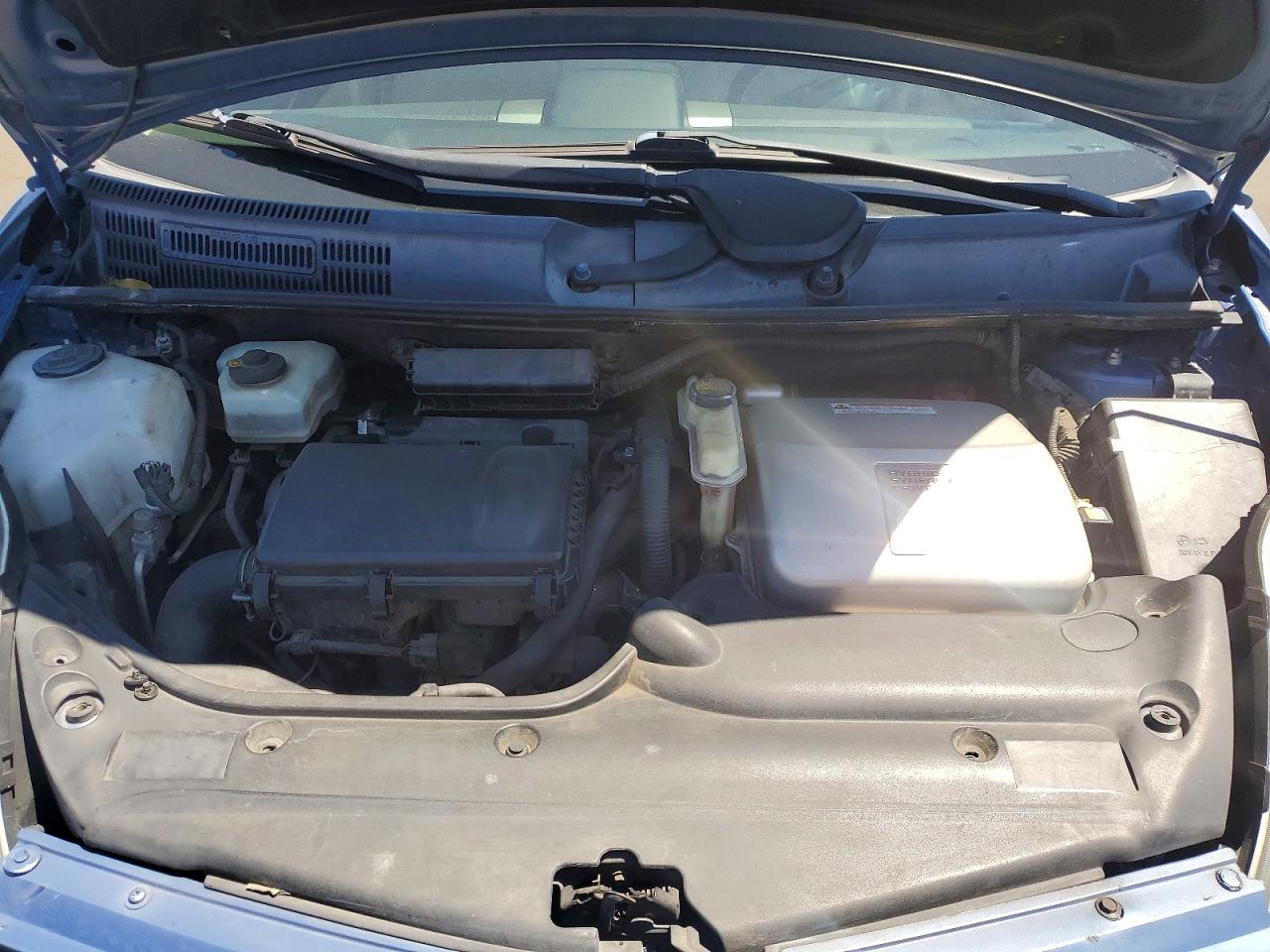 2009 Toyota Prius Base Blue vin: JTDKB20U397856298