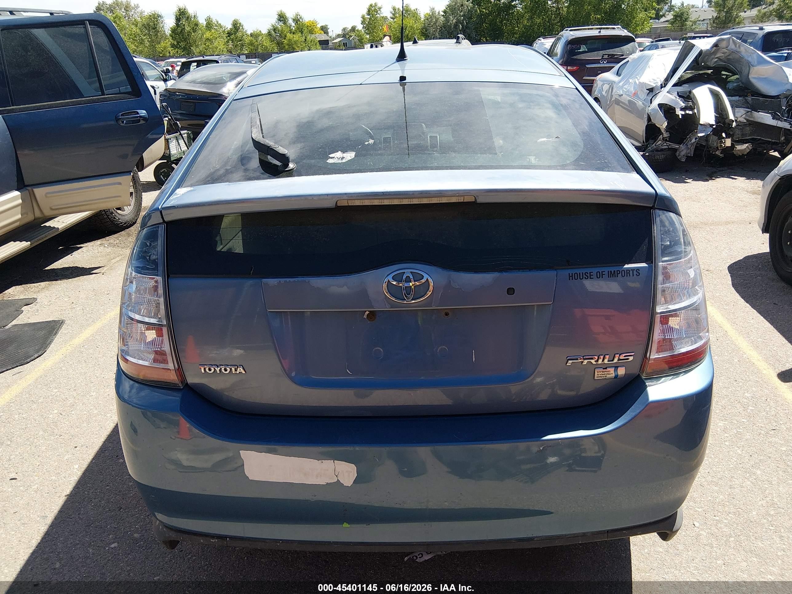 2004 Toyota Prius   Blue vin: JTDKB20U440009193