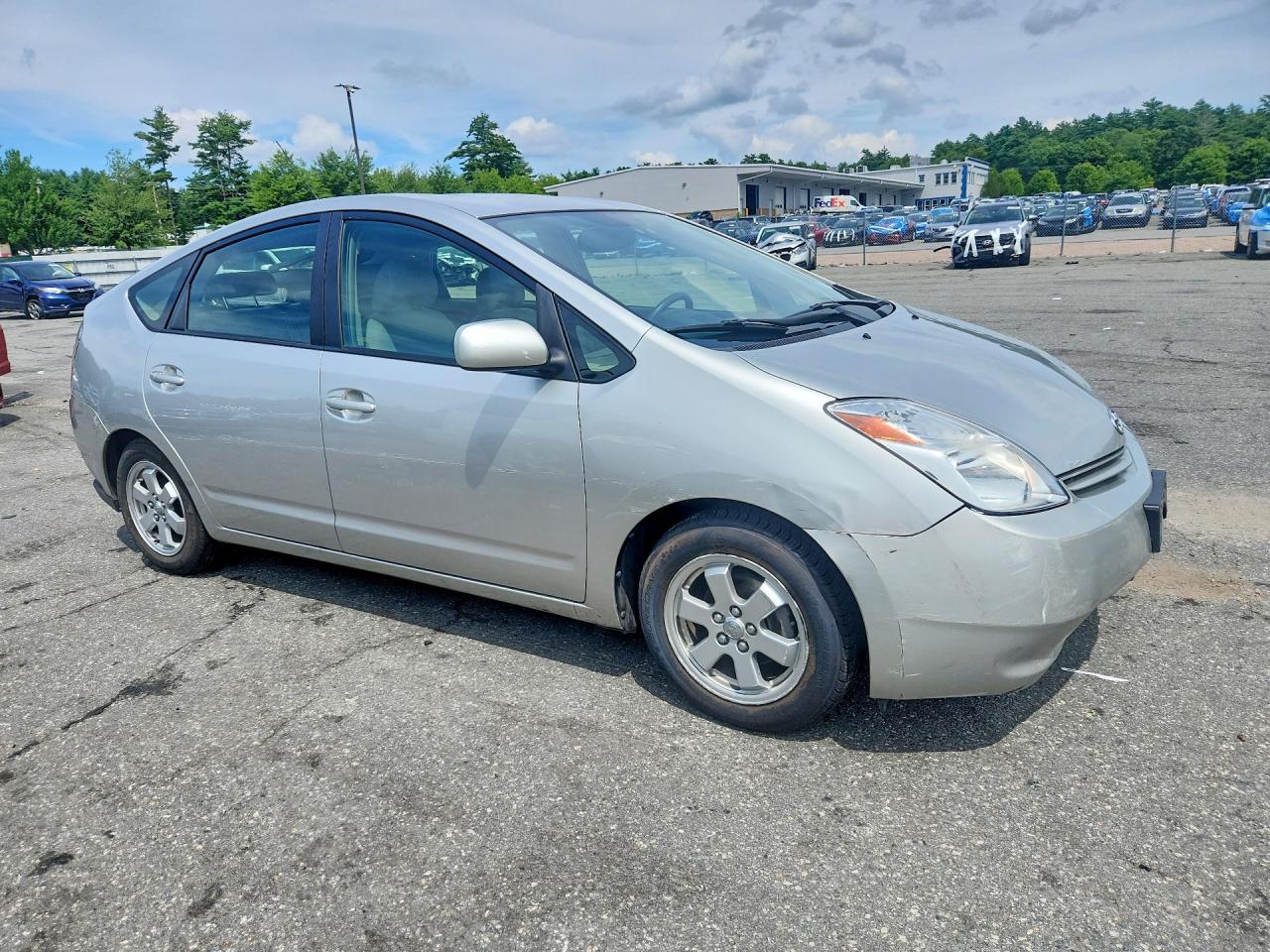 2004 Toyota Prius Base Silver vin: JTDKB20U440074240