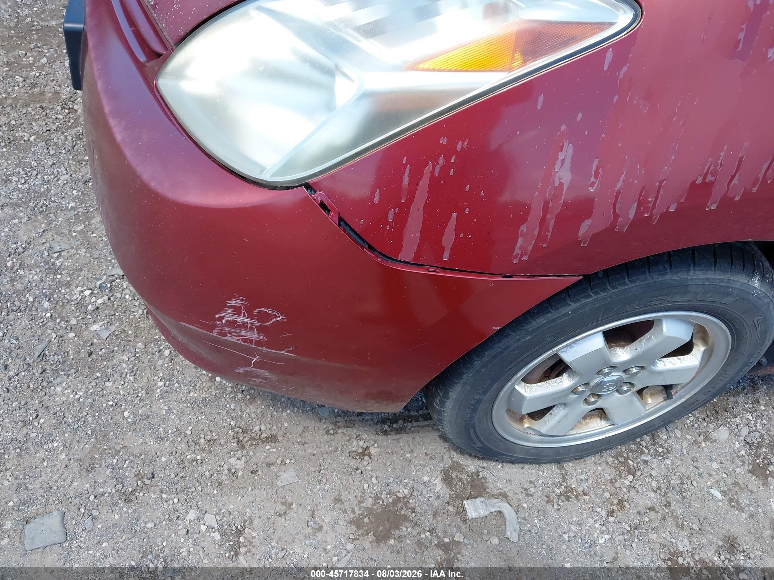 2004 Toyota Prius   Red vin: JTDKB20U440094469