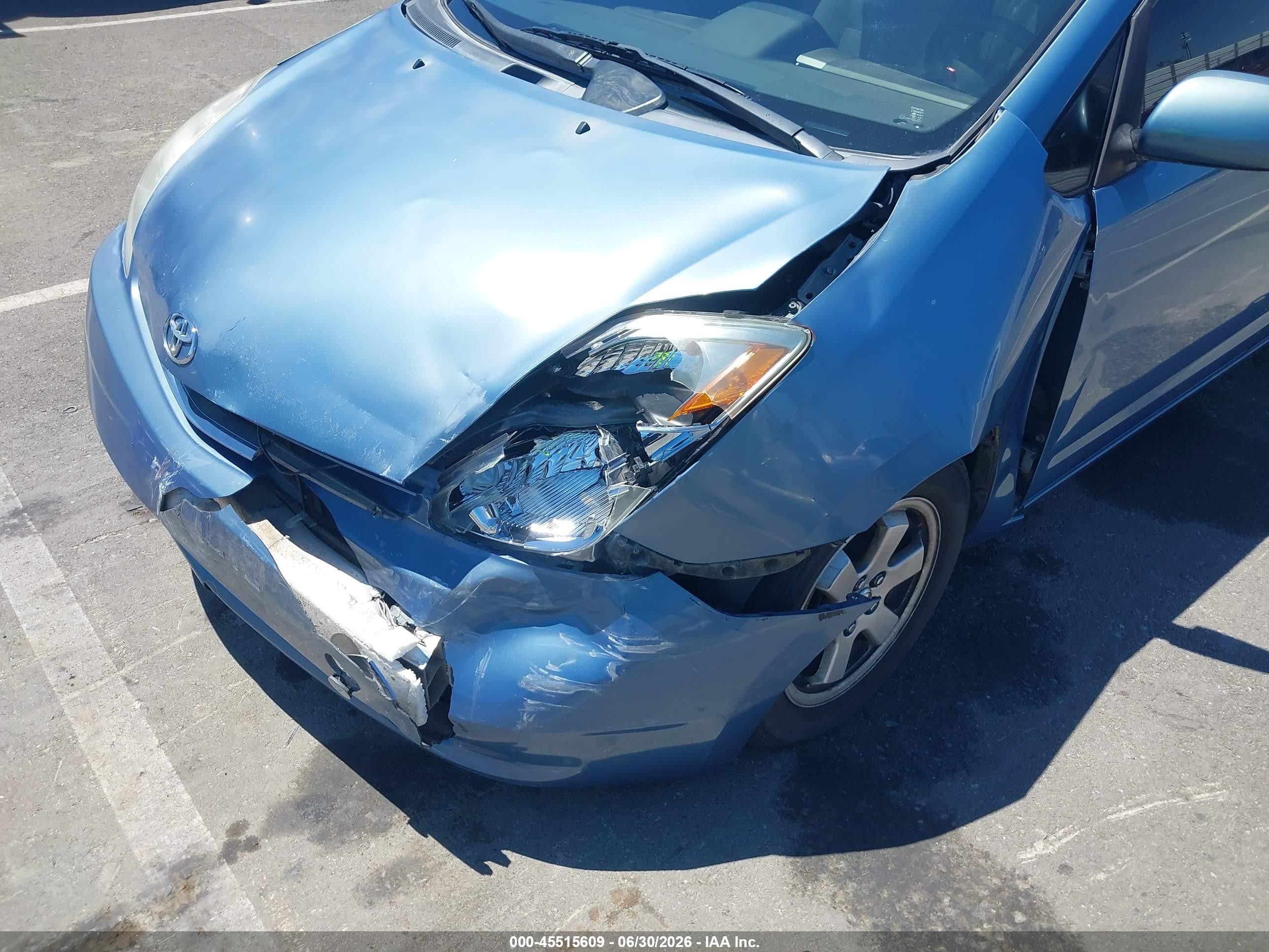 2005 Toyota Prius   Light Blue vin: JTDKB20U453036989