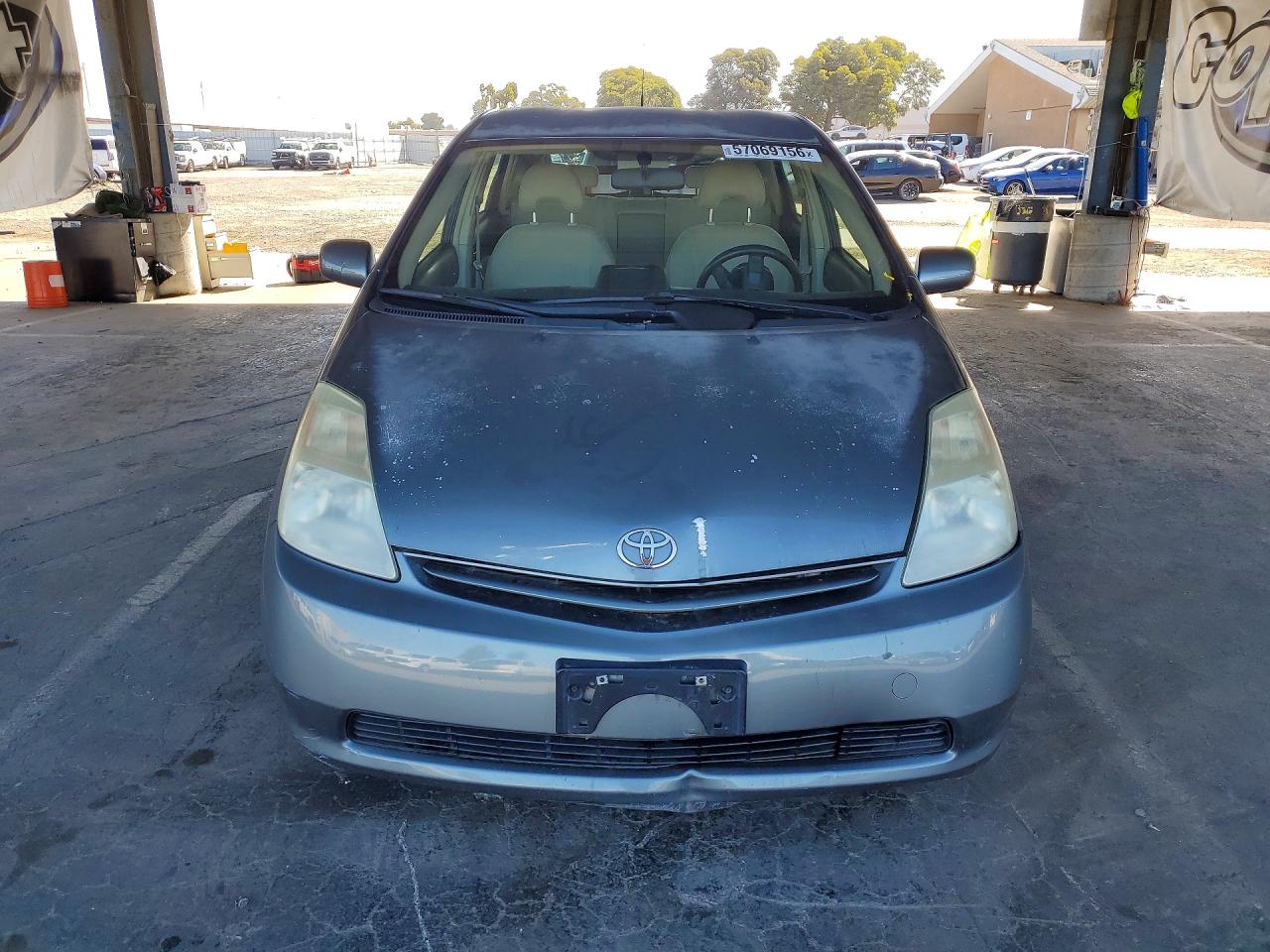 2005 Toyota Prius Base Gray vin: JTDKB20U453046552