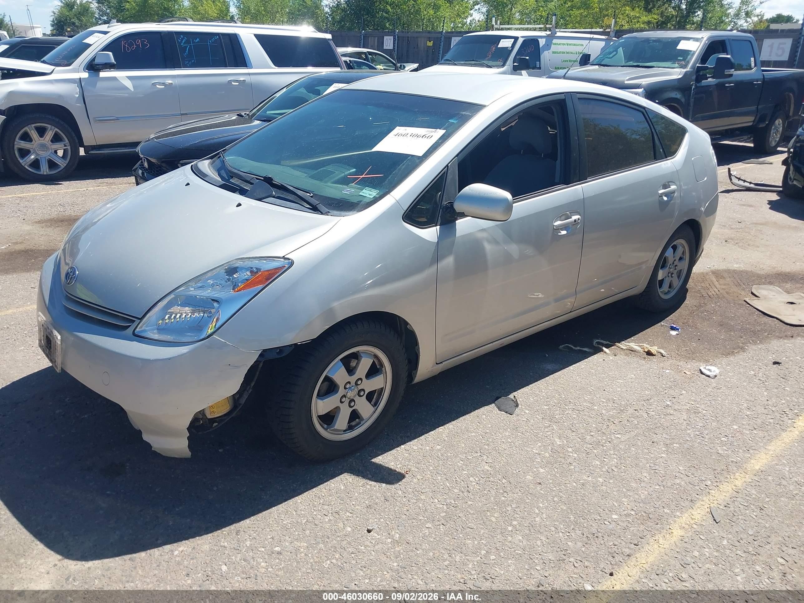 2005 Toyota Prius   Silver vin: JTDKB20U457013317