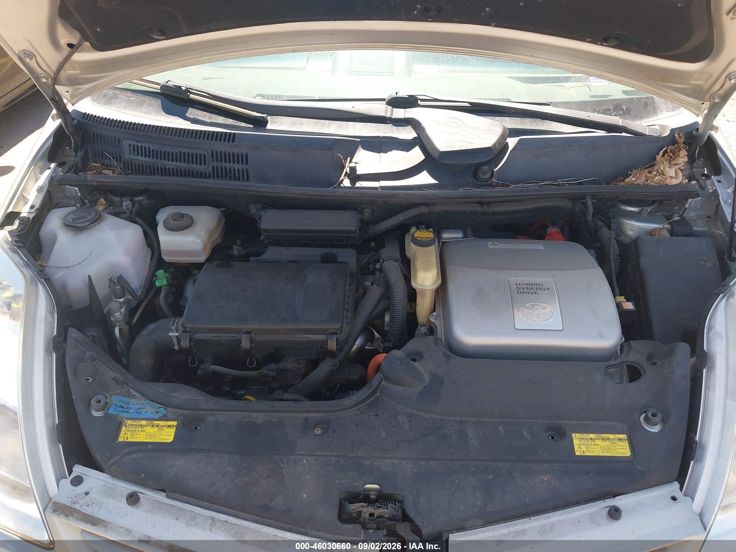 2005 Toyota Prius   Silver vin: JTDKB20U457013317
