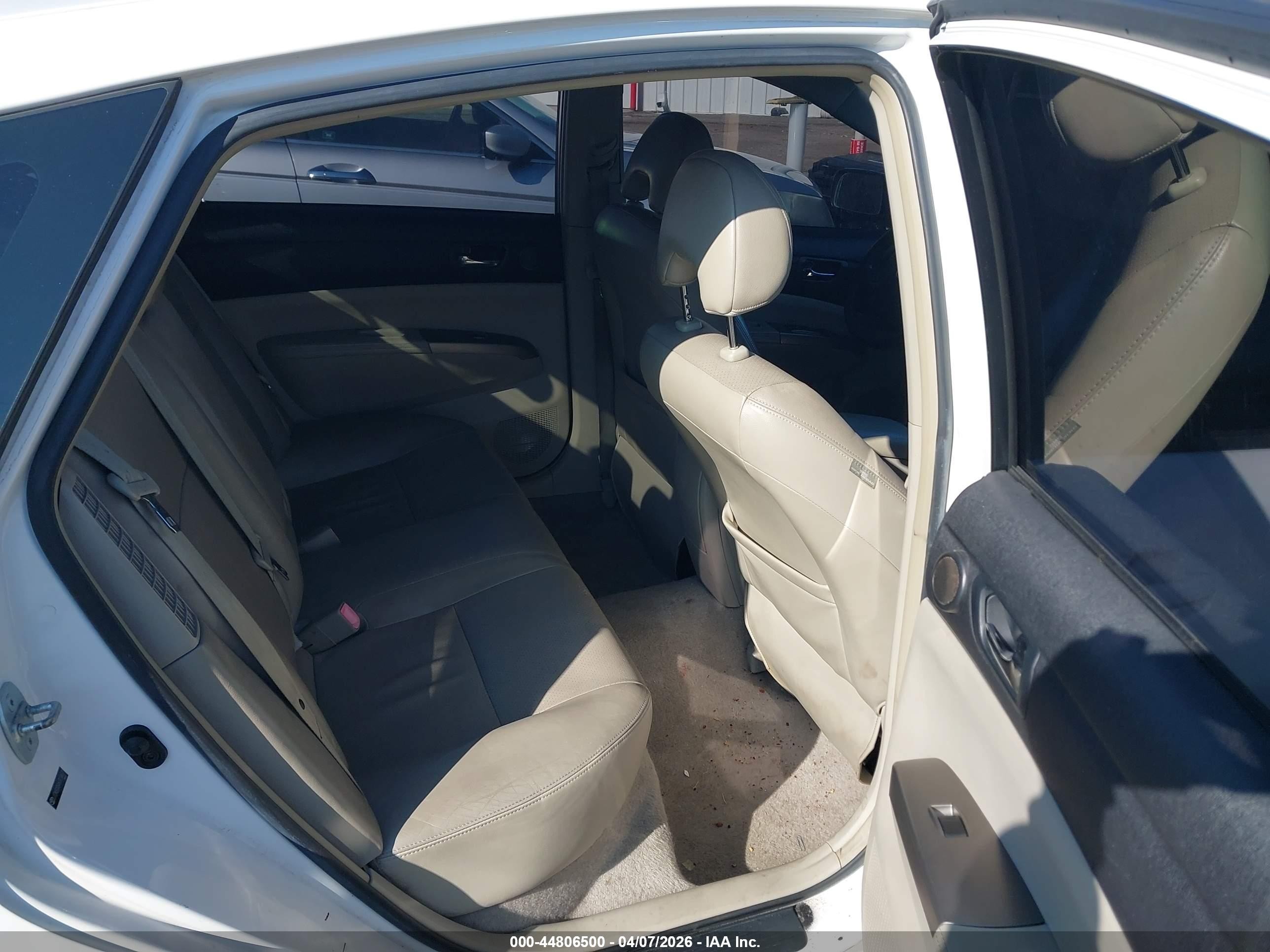 2006 Toyota Prius White vin: JTDKB20U463134471