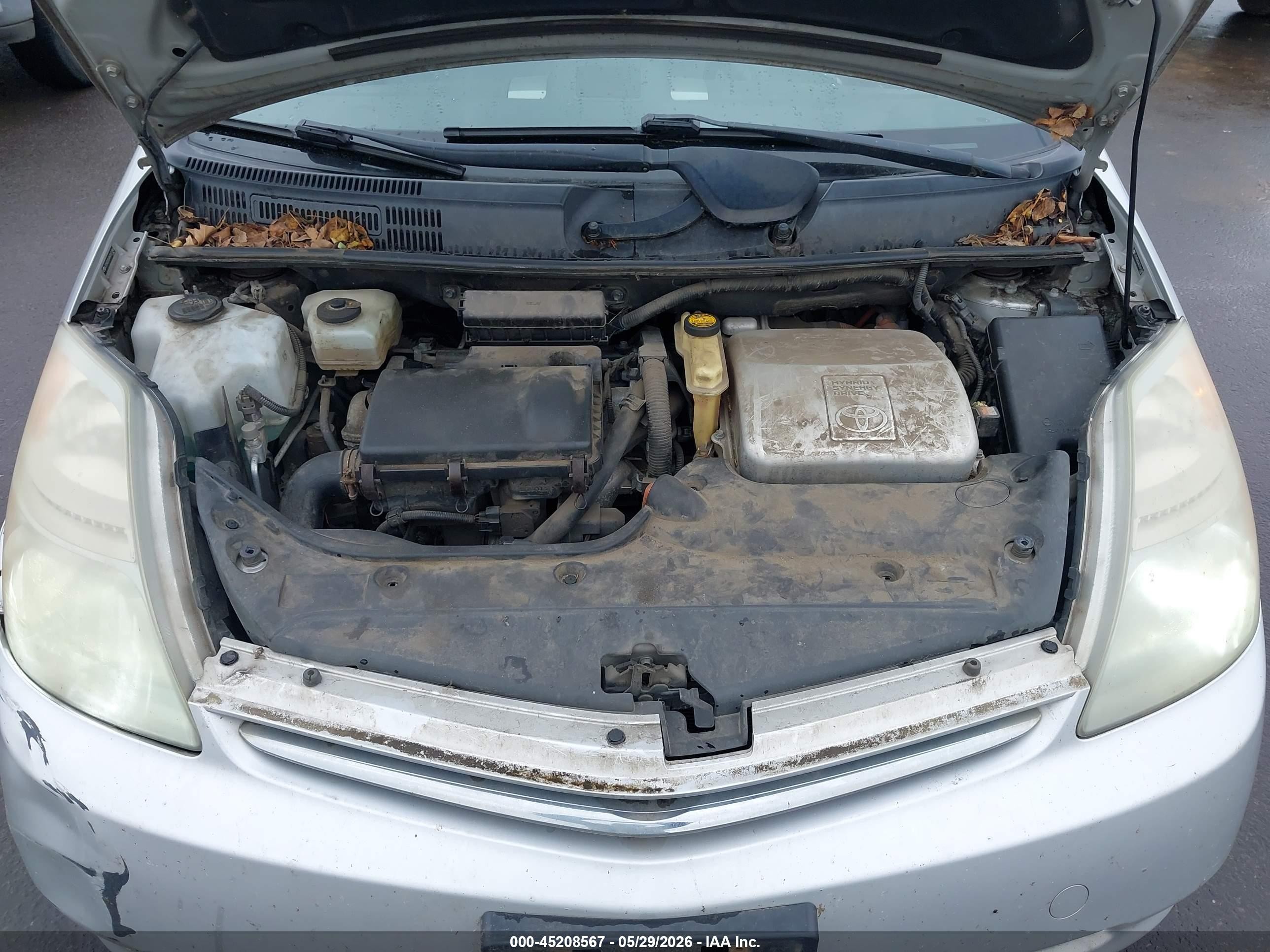 2006 Toyota Prius   Silver vin: JTDKB20U463161346