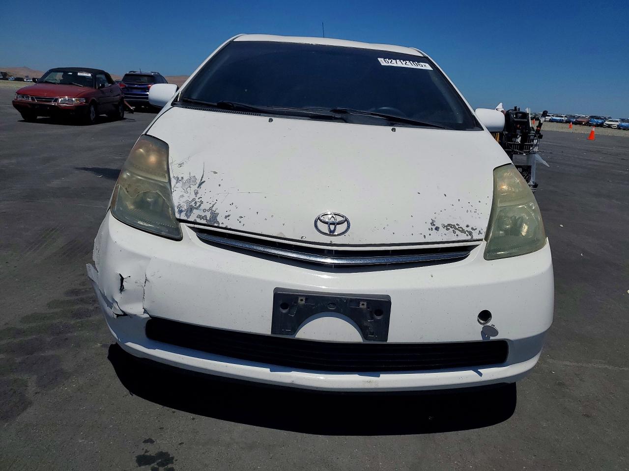 2006 Toyota Prius Base White vin: JTDKB20U463195285