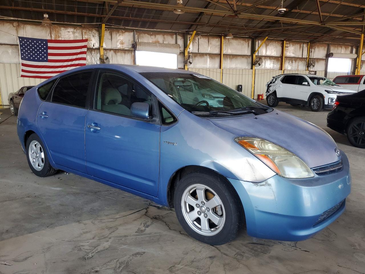 2006 Toyota Prius Base Blue vin: JTDKB20U467075947