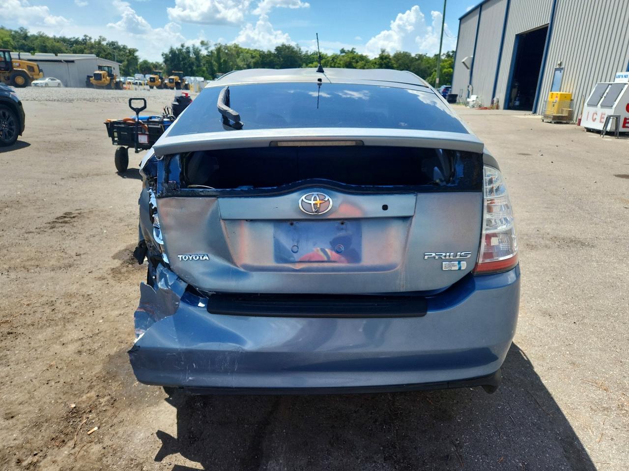 2006 Toyota Prius Base Blue vin: JTDKB20U467081022
