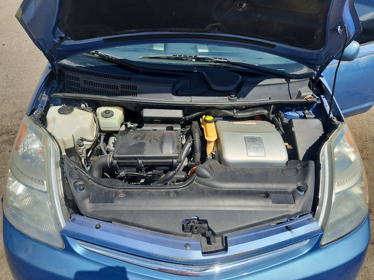 2006 Toyota Prius Base Blue vin: JTDKB20U467081022