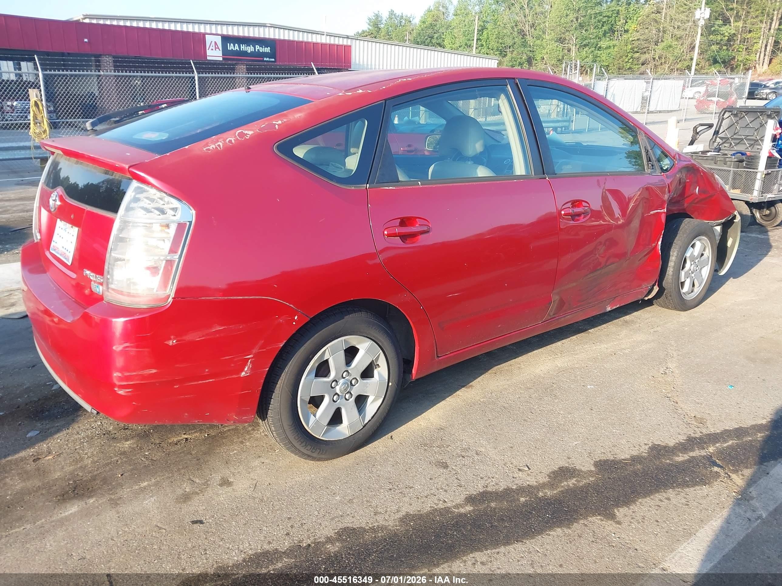 2006 Toyota Prius   Red vin: JTDKB20U467501006