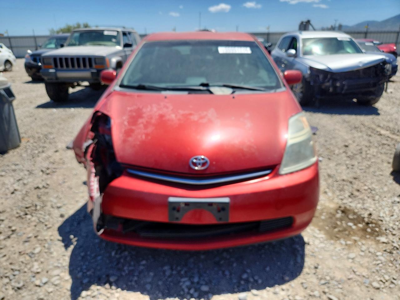 2006 Toyota Prius Base Red vin: JTDKB20U467504116