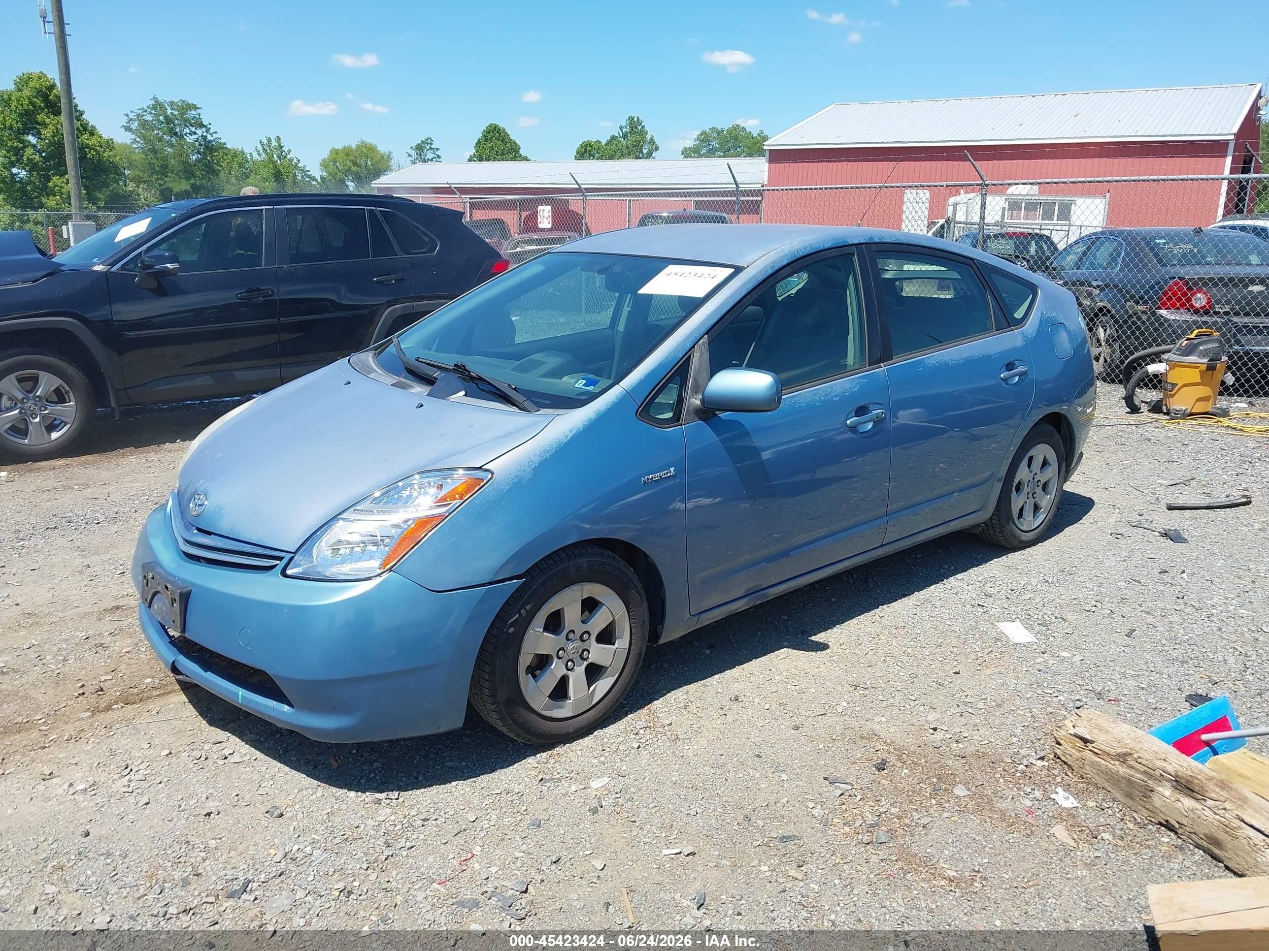 2006 Toyota Prius Blue vin: JTDKB20U467538380