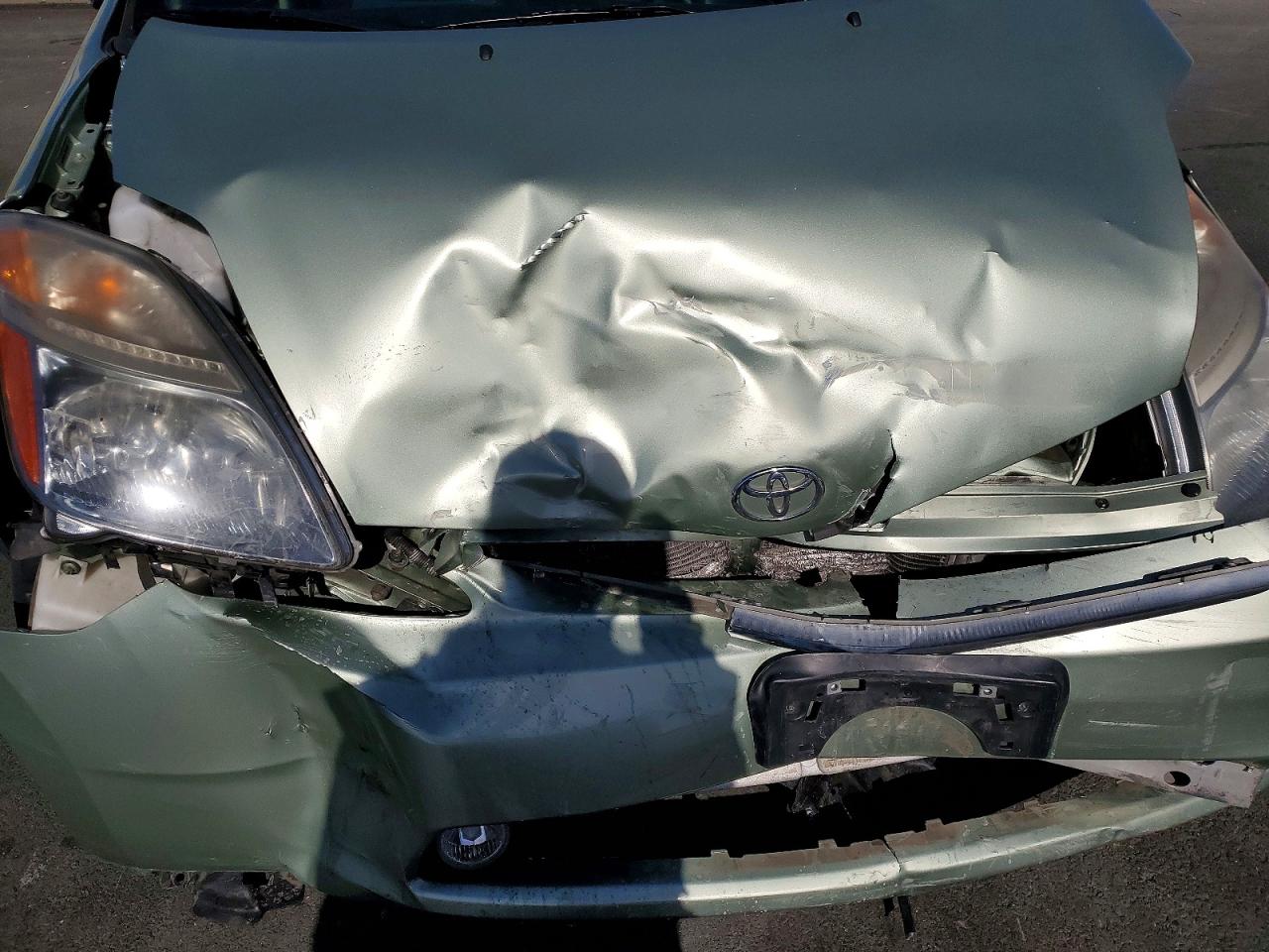 2006 Toyota Prius Зеленый vin: JTDKB20U467544485