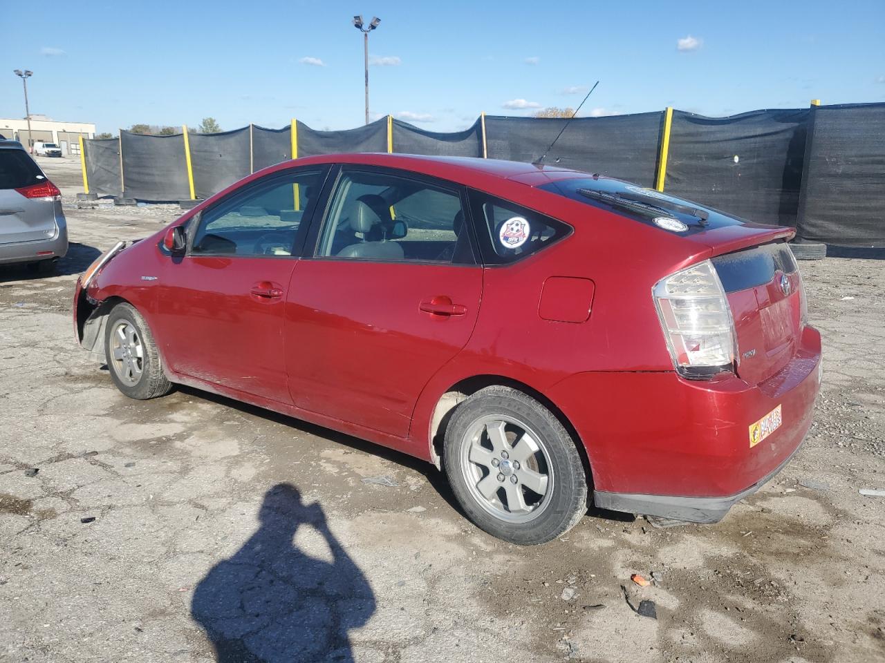 2007 Toyota Prius Red vin: JTDKB20U473208201