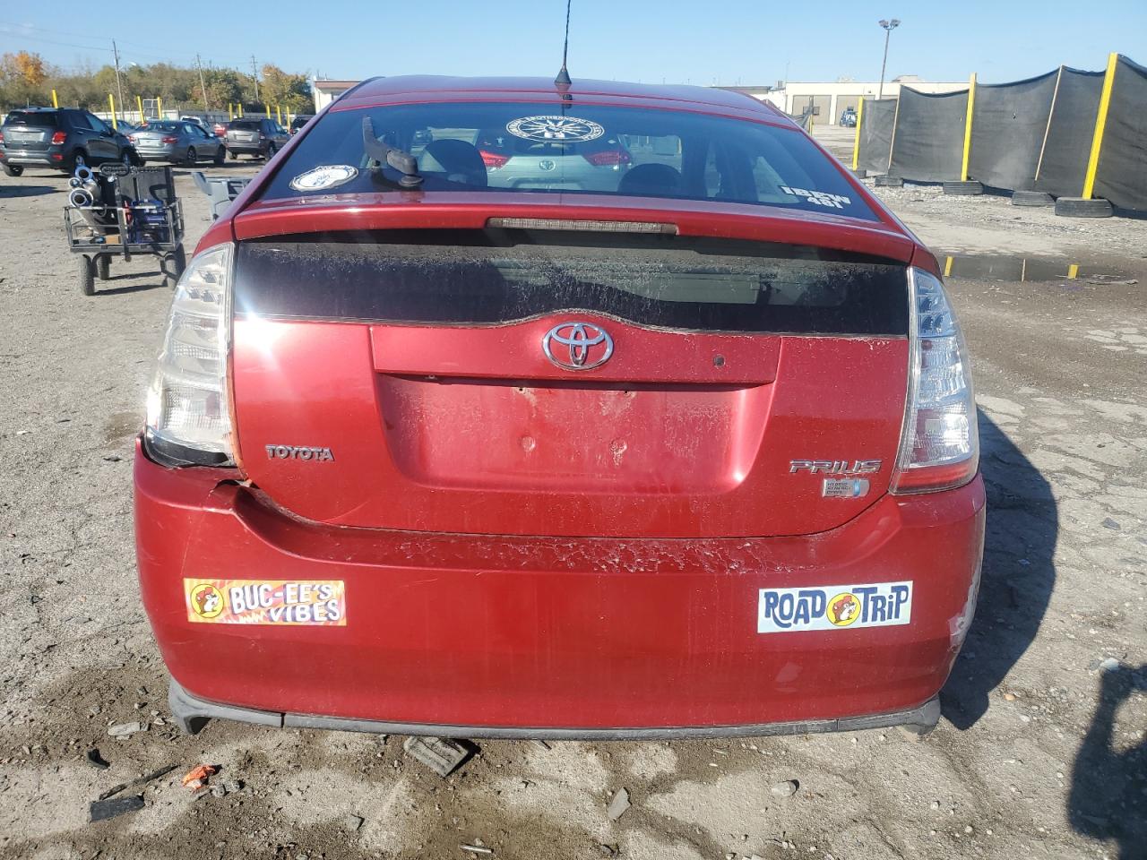 2007 Toyota Prius Red vin: JTDKB20U473208201