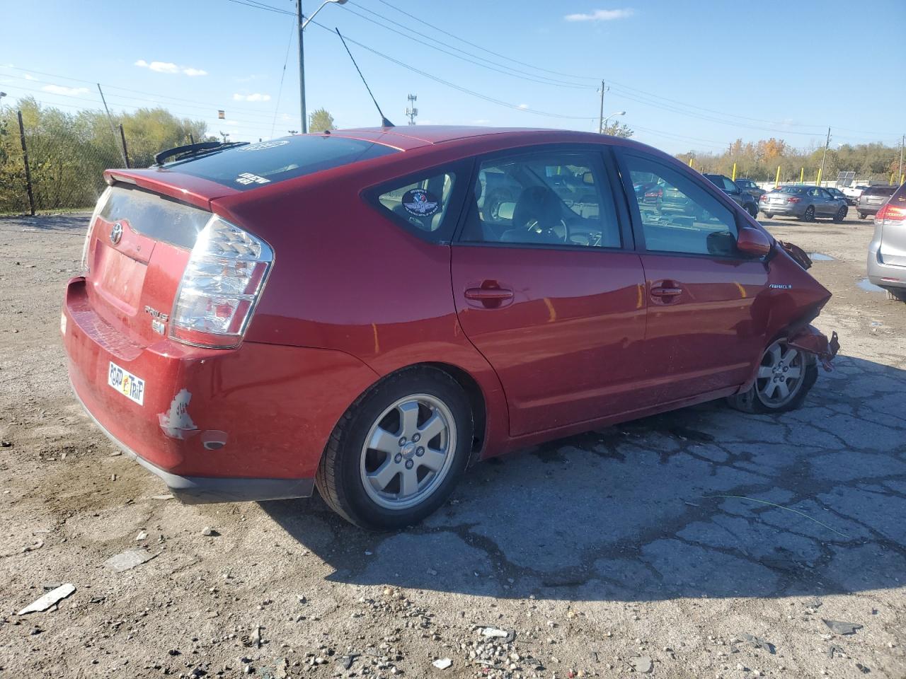 2007 Toyota Prius Red vin: JTDKB20U473208201