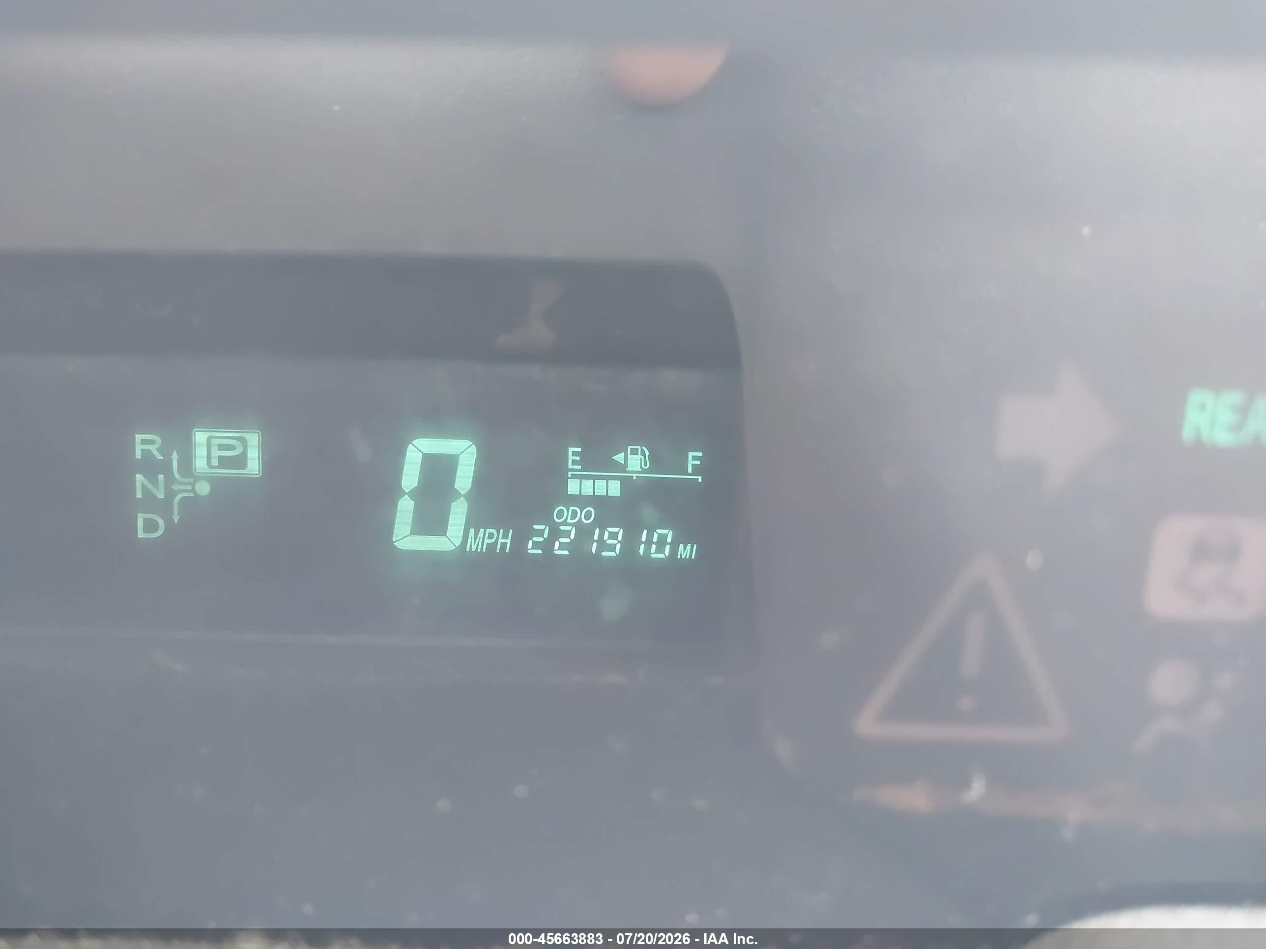 2007 Toyota Prius   Серый vin: JTDKB20U473209073