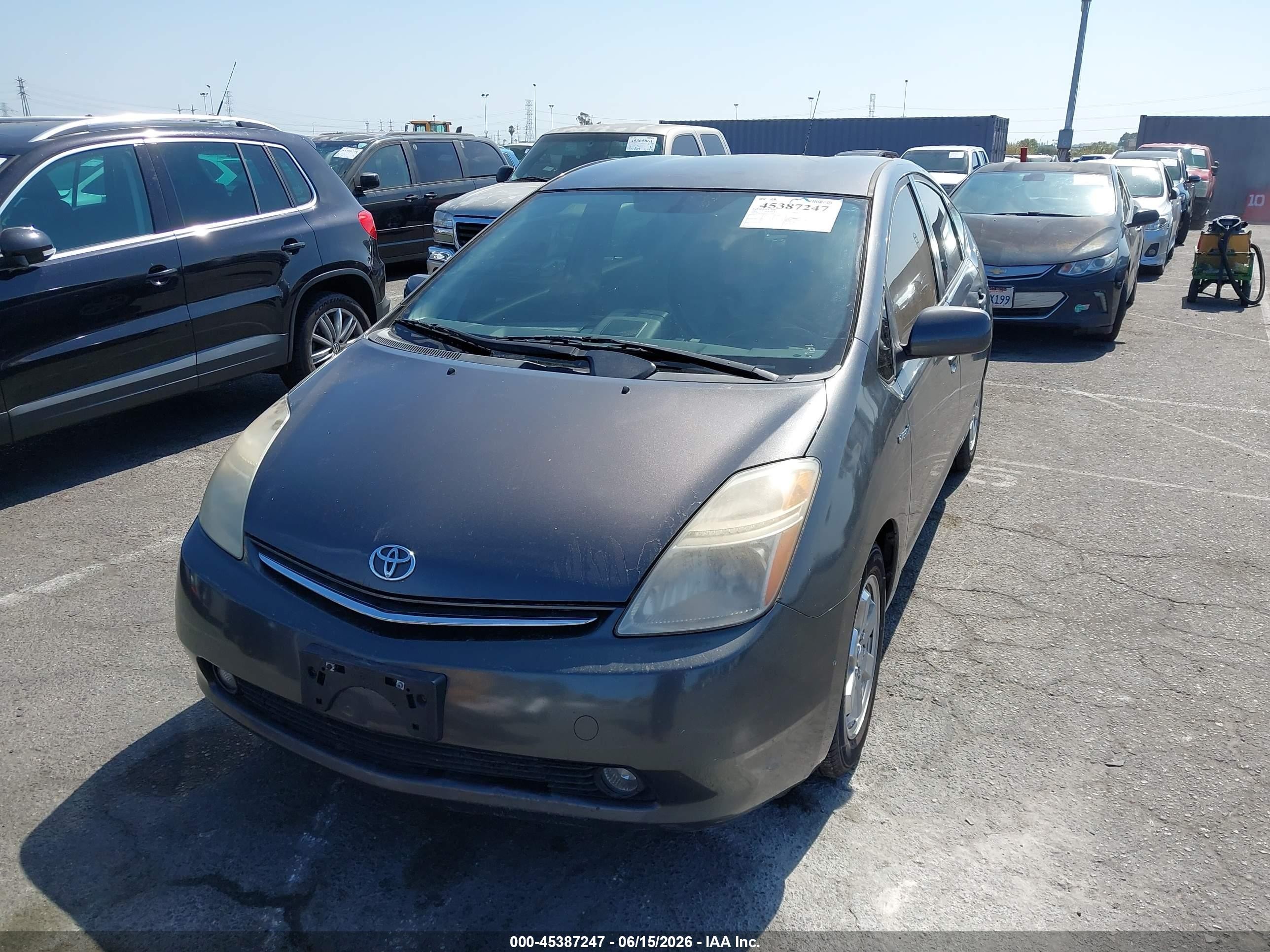 2007 Toyota Prius   Gray vin: JTDKB20U473211079